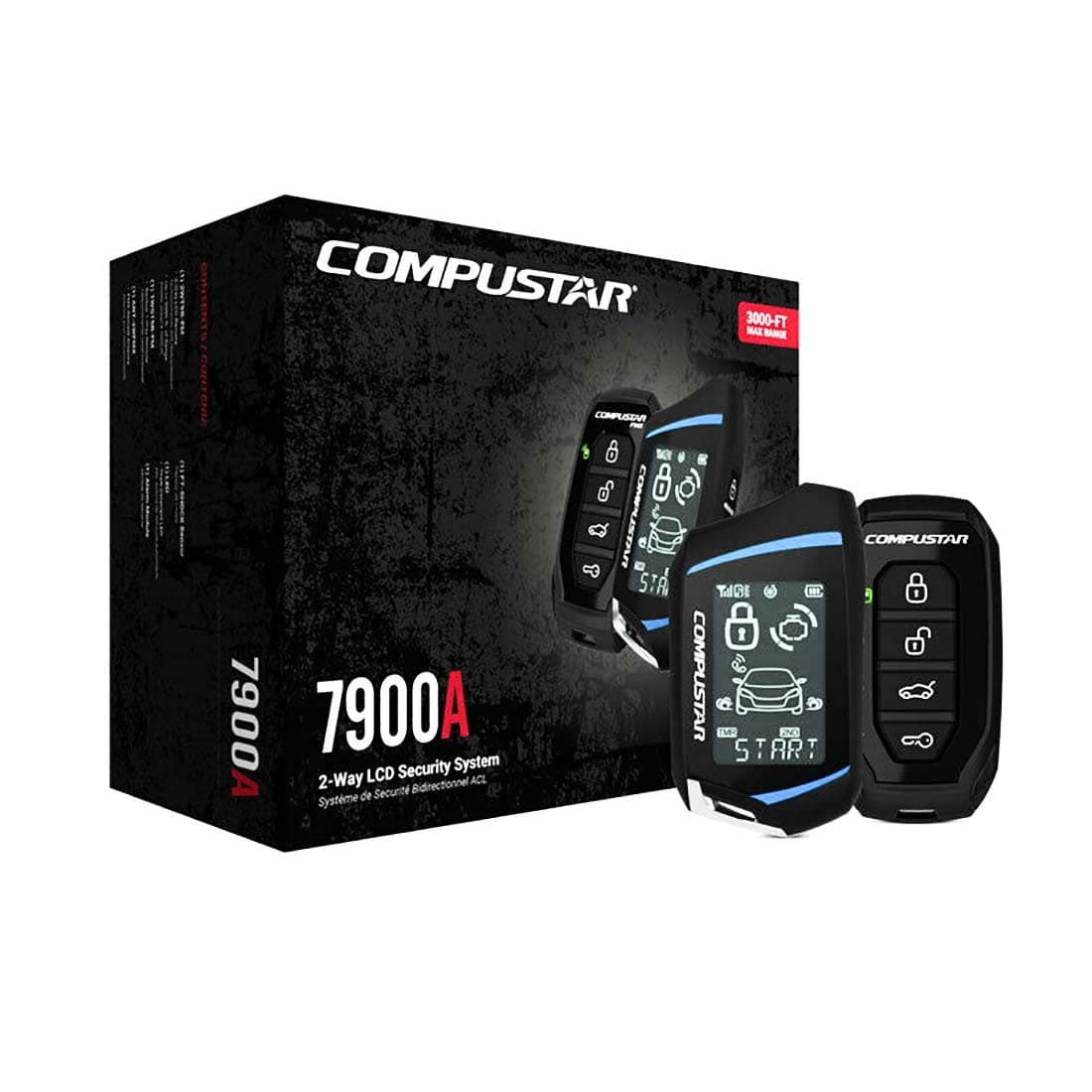 Compustar CSX7900-A All-in-One 2-Way Security Bundle w/ LTE Module