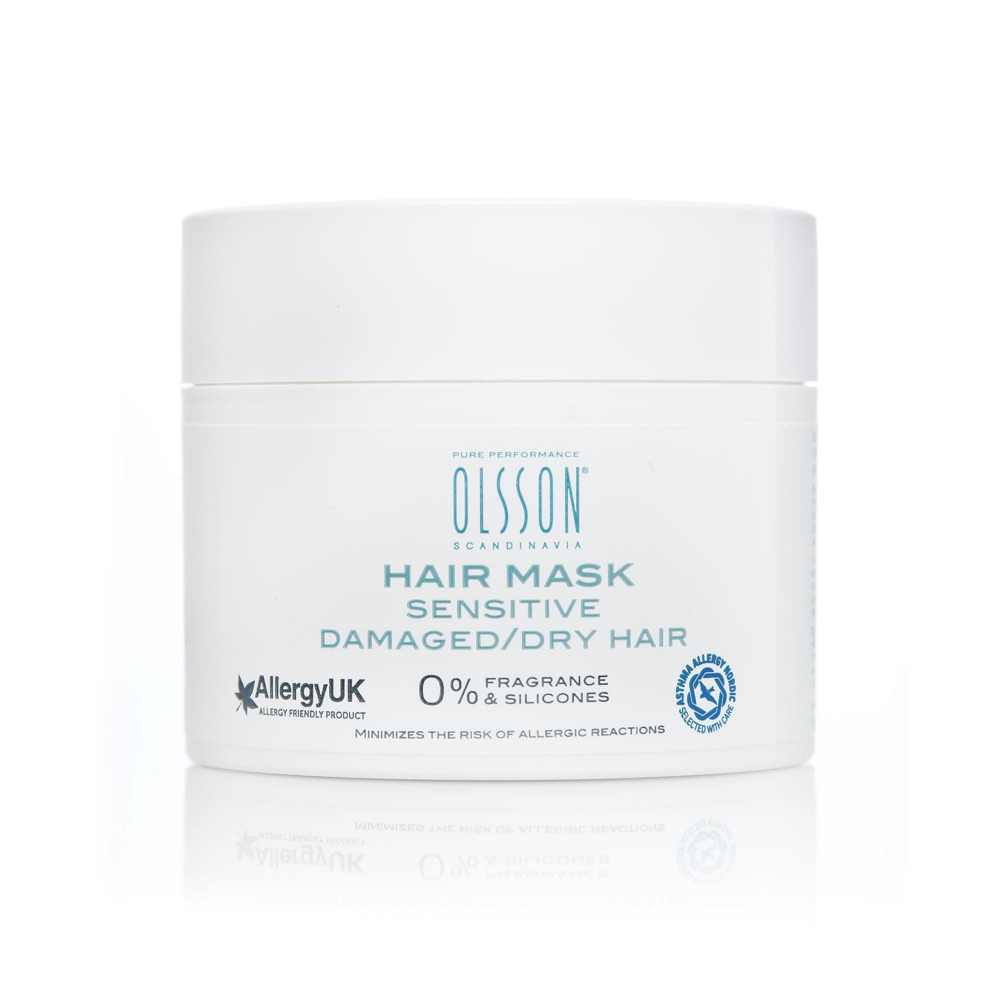 Hair Mask for Sensitive Scalp – Fragrance Free Treatment for Psoriasis, Dermatitis & Dandruff – Allergy UK Recommended – Olsson Sensitive – 150ml