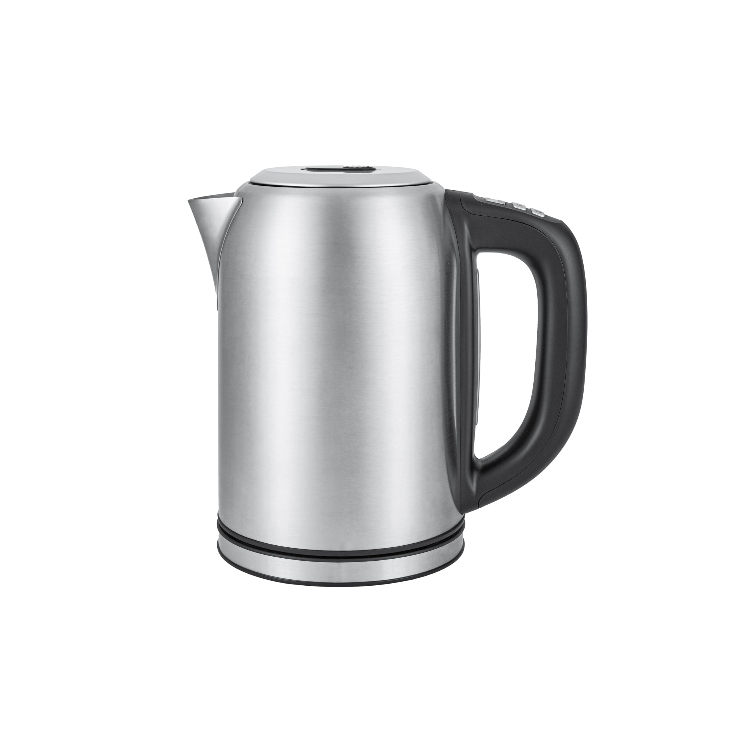 Amazon Basics Stainless Steel Kettle with Digital Display, Strix Controller, Keep Warm Function, Temperature Control, 1.7 litre (UK Plug), Silver