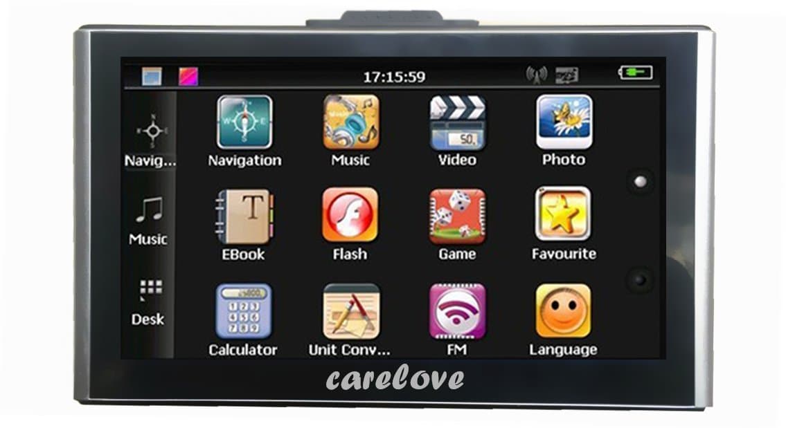 7" 8G Capacitive Touch Screen Europe Map Include GPS Navigation Navigator Map Update free Lifetime