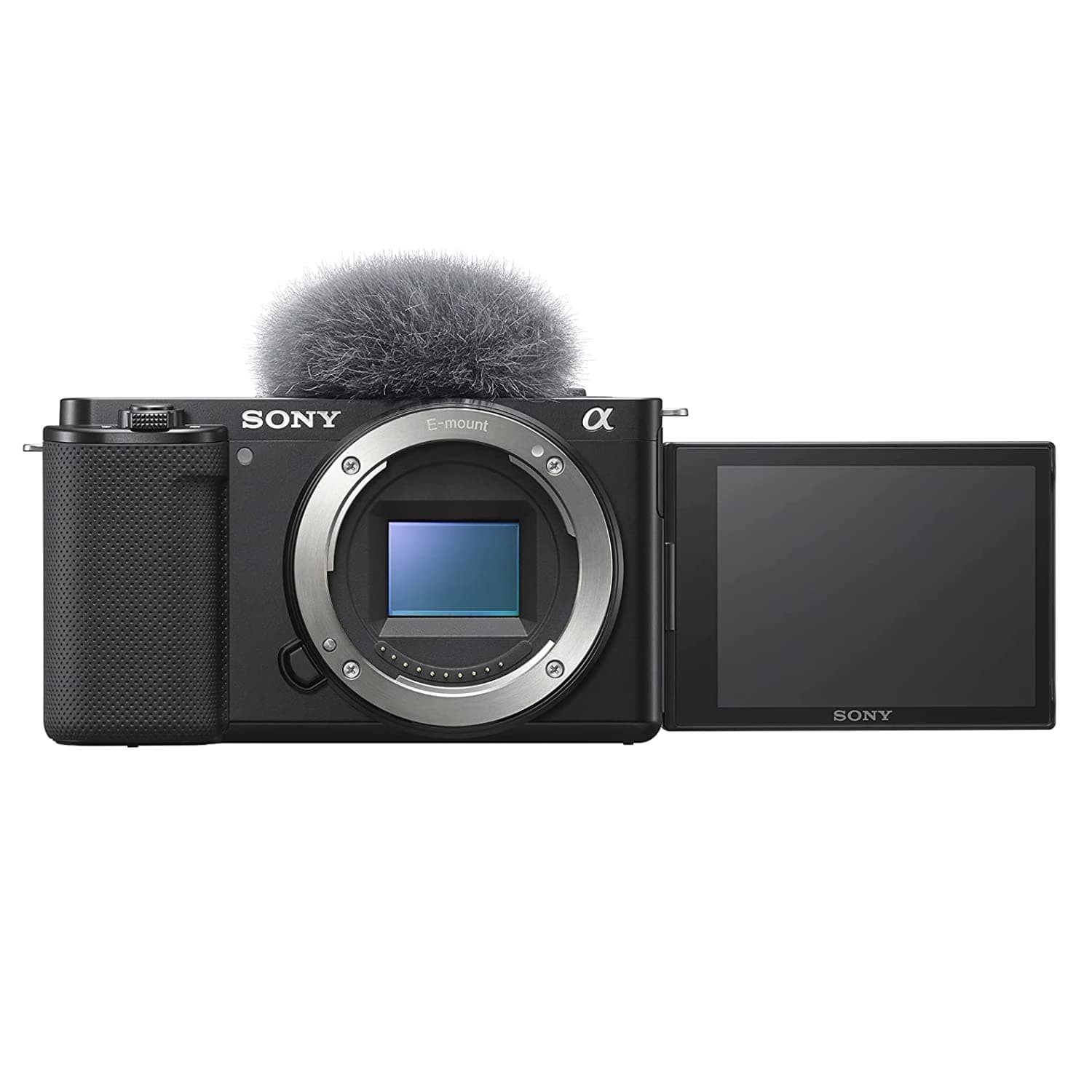 – ZV-E10 Mirrorless Vlog Camera (APS‑C Sensor, 4K Video, Flip Screen, Real-Time Eye AF, Ideal for Content Creators)