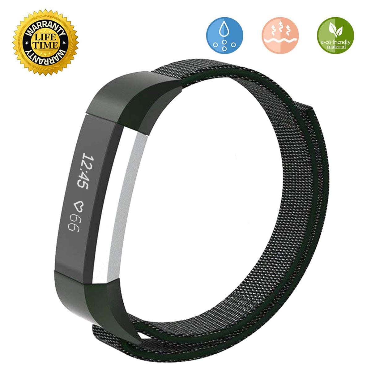 JOMOQ Replacement Bands Compitable for Fitbit Alta Ace Activity Tracker, Kids Women Men Soft Sport Breathable Waterproof Wristbands, Quick Release Wristband Accessories Boy Girl (5.0-7.0 inches