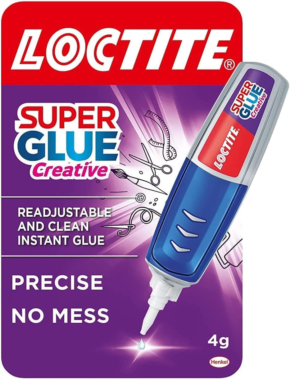 Super Glue CreatPen, Glue Pen, Precise Application,DIY,Dries Clear for Invisible Repairs, Vertical Surfaces, no mess, perfect for crafting, no-drip, all material, waterproof, shock proof 4 g