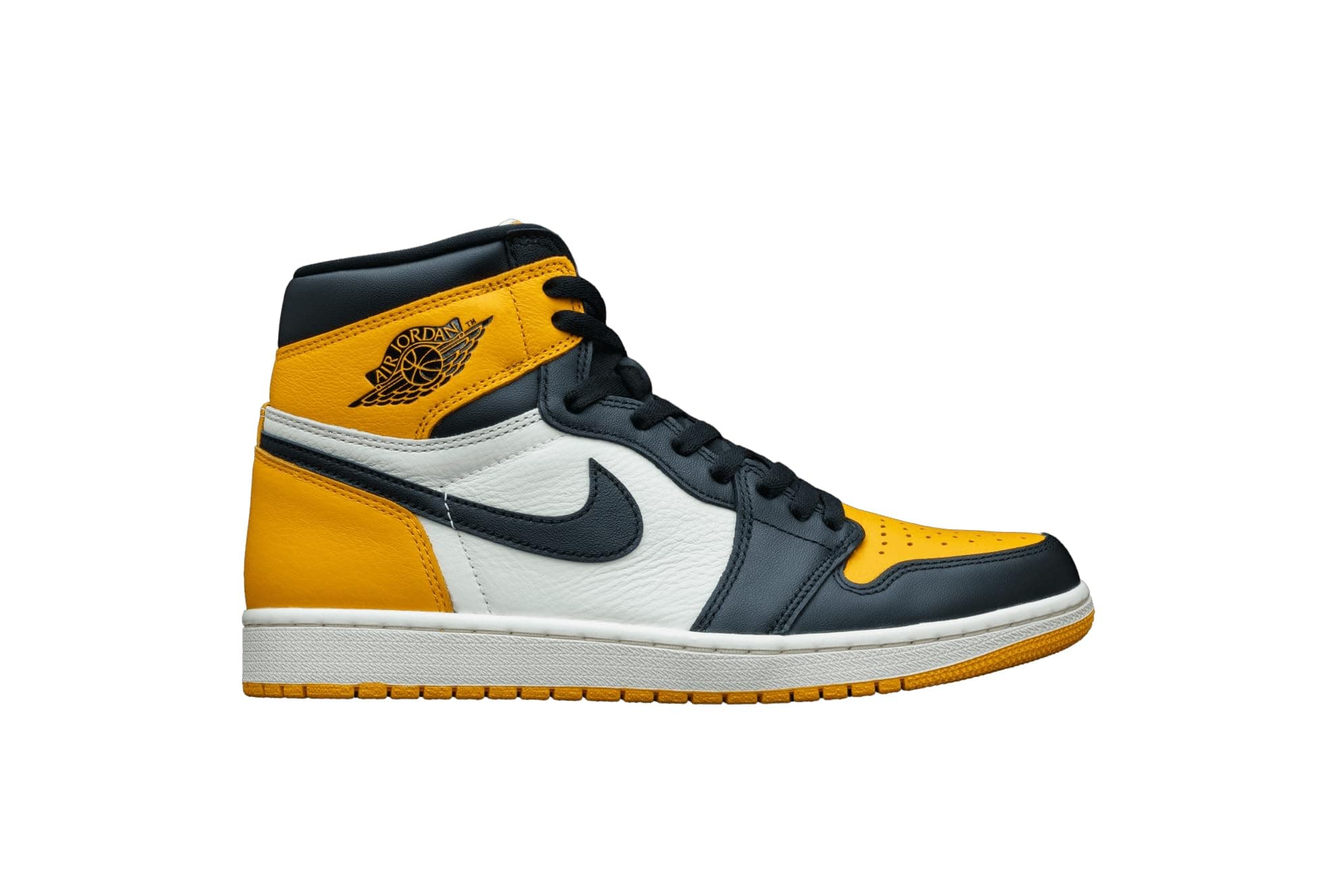 Air Jordan 1 Retro High OG Yellow Toe Style Code: 555088-711, Geel
