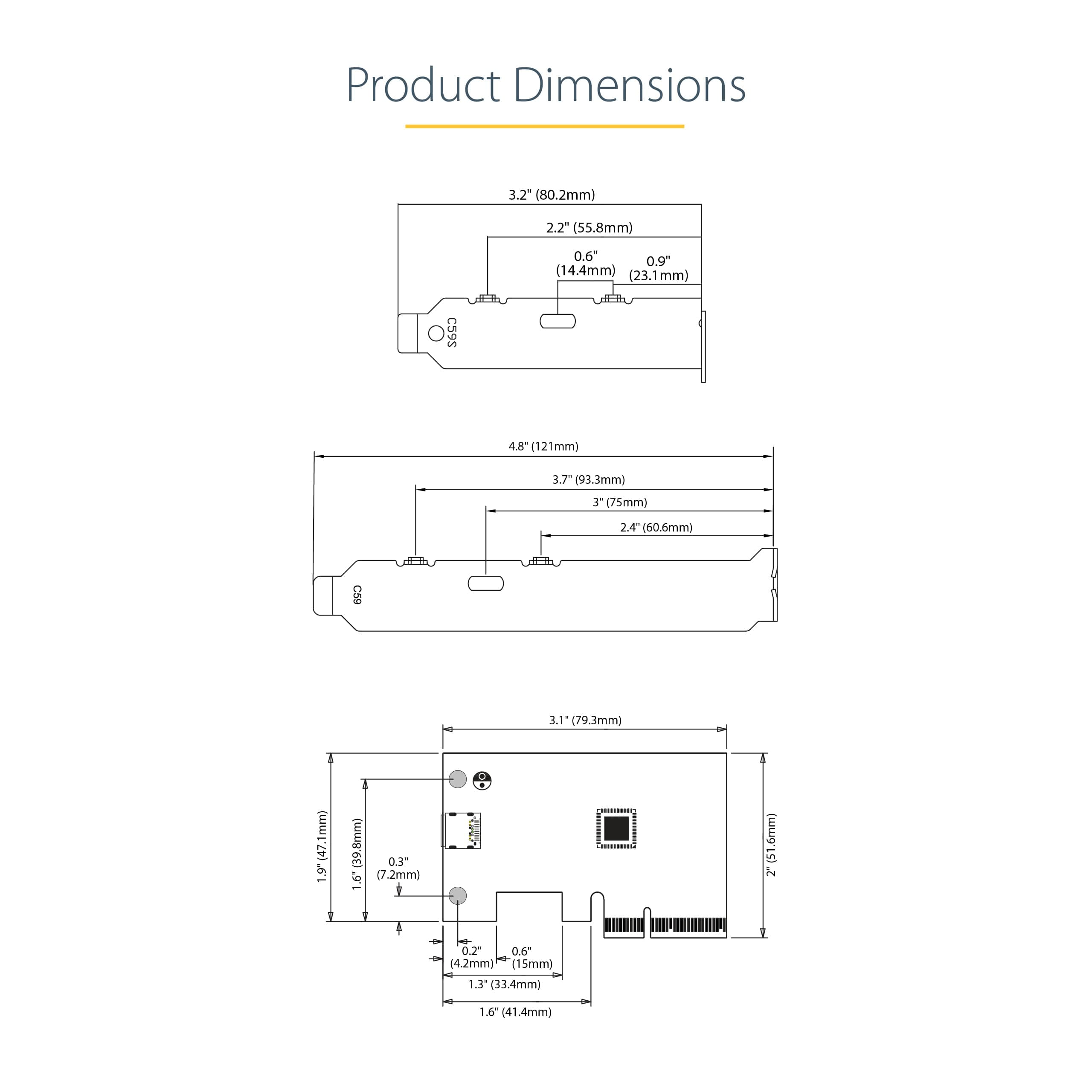 StarTech.com 1 Port USB-C 3.2 Gen 2x2 PCIe Card PEXUSB321C