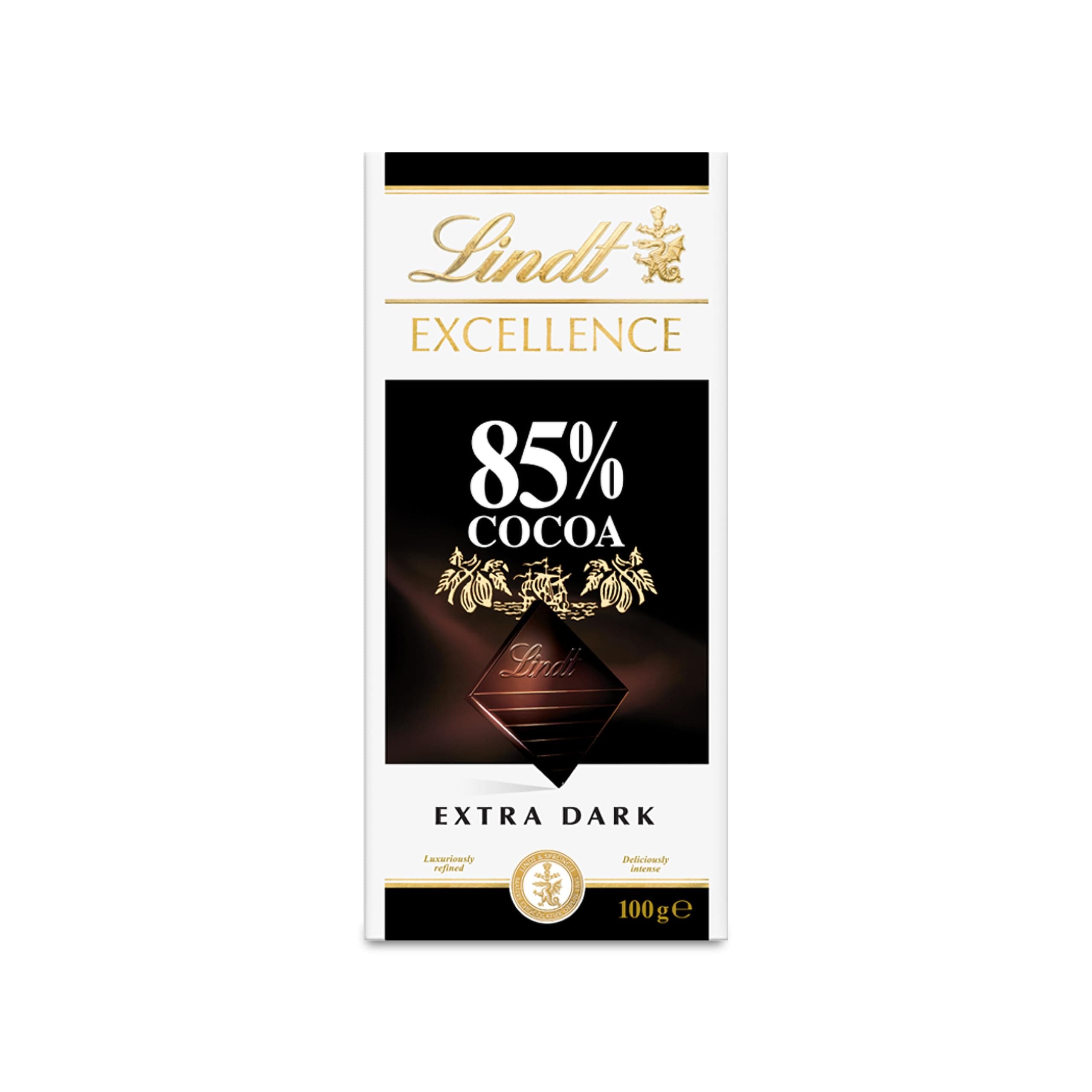 Lindt 85% Cocoa Dark Chocolate, 100 Gram