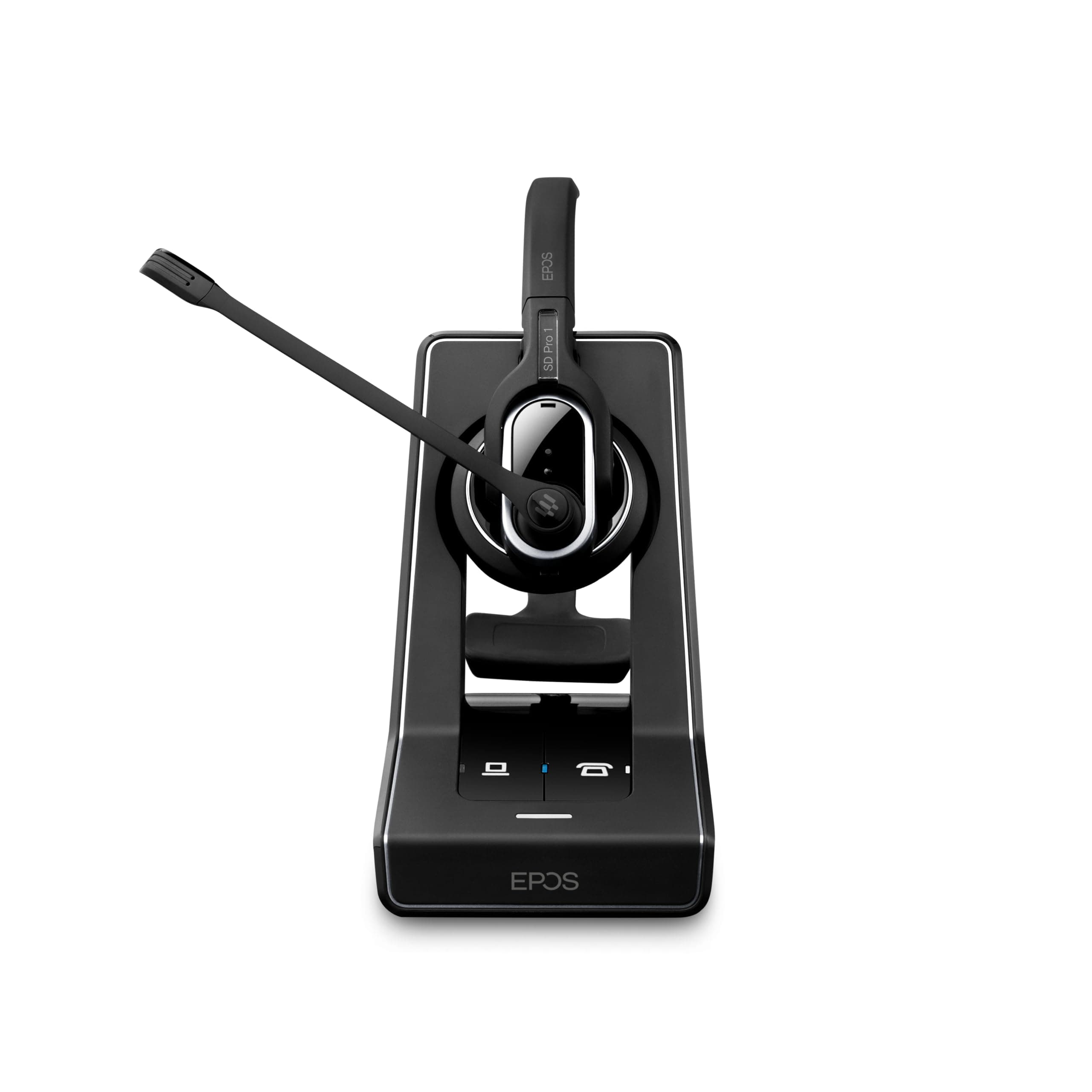 Sennheiser SD Pro 1 ML (506010) - Single-Sided, Multi Connectivity Wireless DECT Headset for Desk Phone & Certified for Skype for Business, Ultra Noise-Cancelling Microphone (Black)