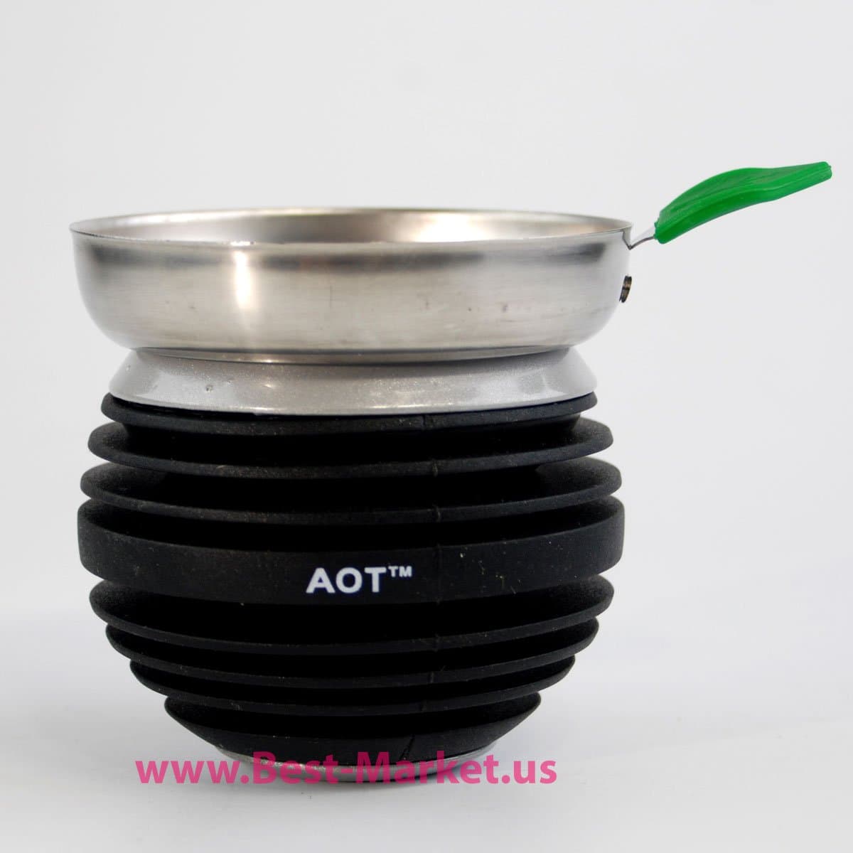 Apple on Top Hookah Bowl Black