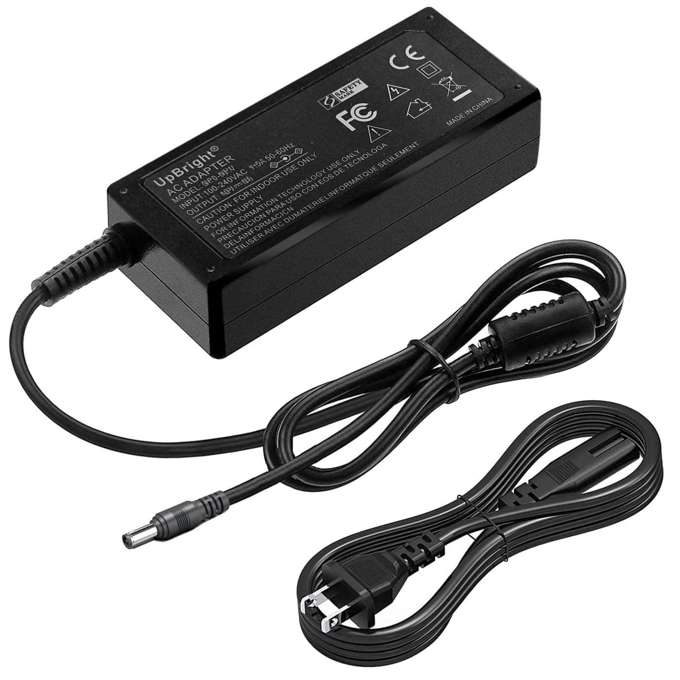 UpBright 12V AC/DC Adapter Compatible with Polycom Poly Studio P009 R-C-PLM-P009 4K HD USB Video Conference Sound Bar SoundBar System 2201-85308-001 7200-85830-001 12VDC Power Supply Cord Charger PSU