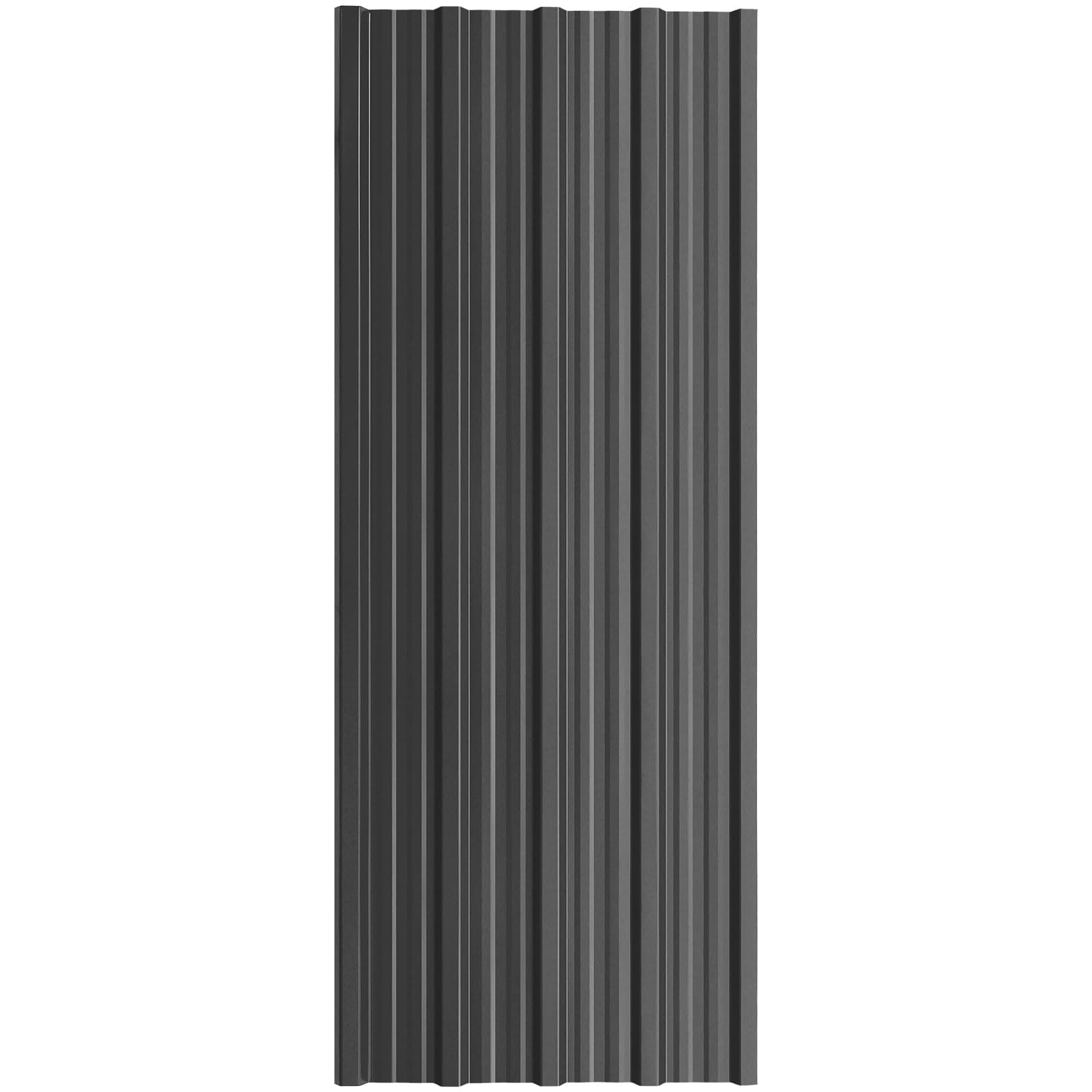 The Fellie 12-Pack Corrugated Roofing Sheets with 50 Screws, 115x45 cm Metal Roofing Sheet, 0.27mm Thickness Heavy Duty Roof Sheets for Shed, Carport & DIY, Anthracite Grey