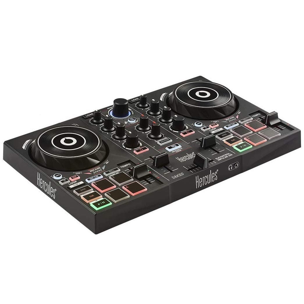 Hercules DJControl Inpulse 200 — DJ controller - 2 tracks with 8 pads and sound card