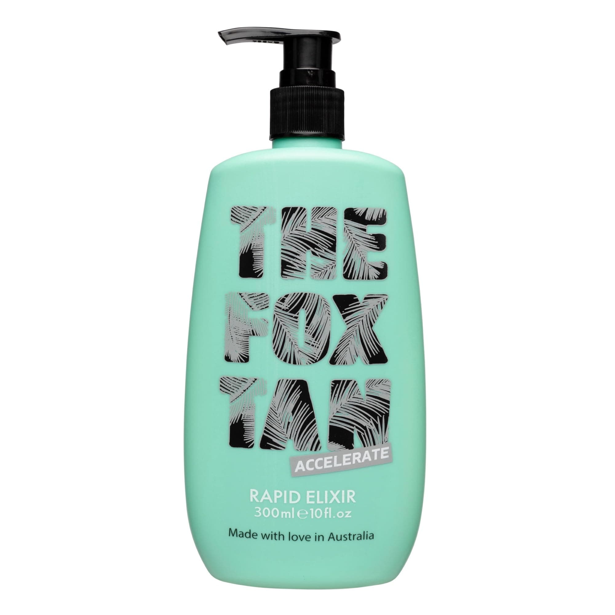 The Fox Tan Rapid Tanning Elixir, Natural Tanning Accelerator Lotion For Darker & Faster Tans, Creates Flawless Tan Skin, Vegan & Cruelty-Free, 300ml