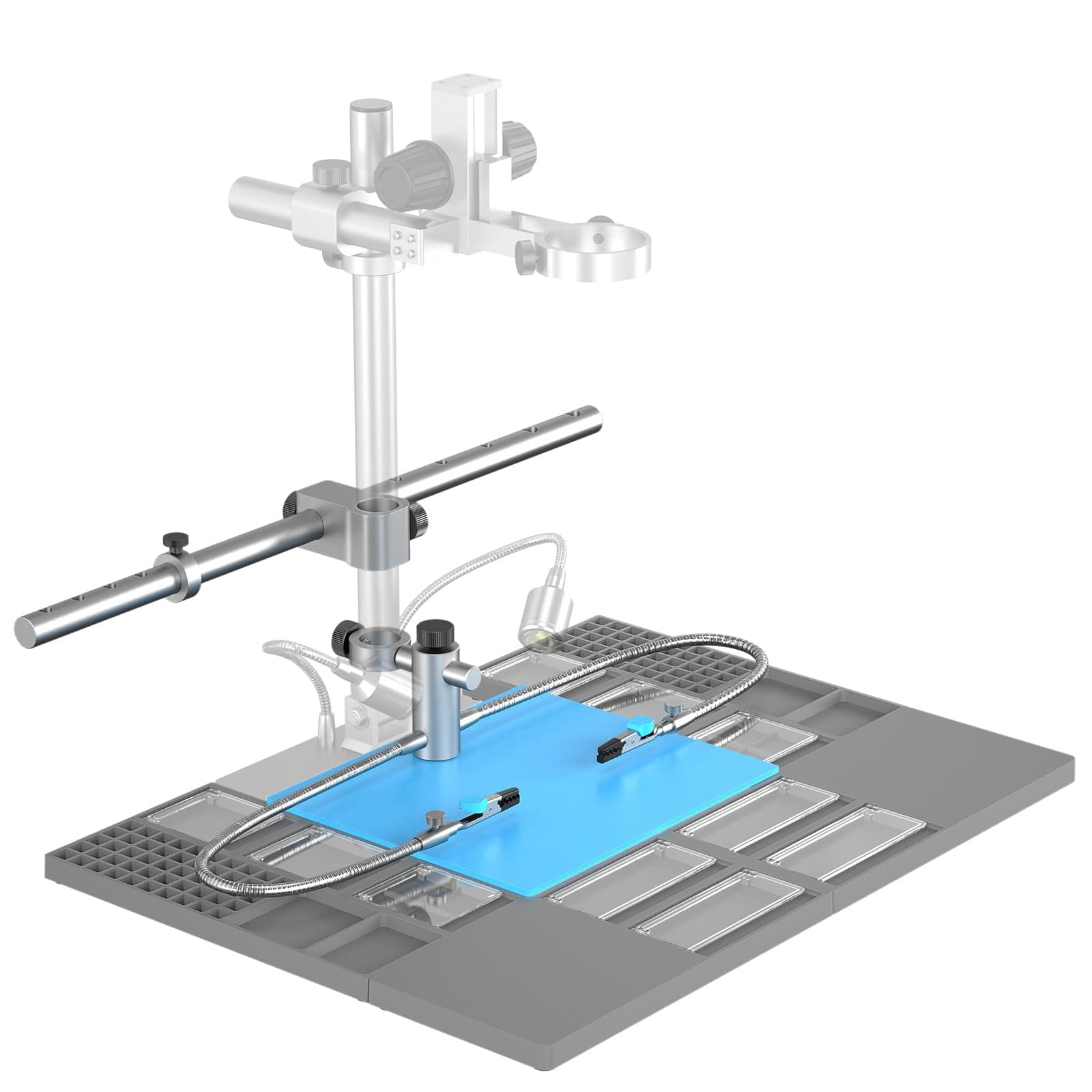 Plus Microscope Extension Base and Soldering Tool Kit for Pro Boom Arm Stand (AD246S-M, AD249S-M, AD407 Pro, AD409 Pro, AD409-Pro ES, AD210S-Pro, AD208S-Pro)