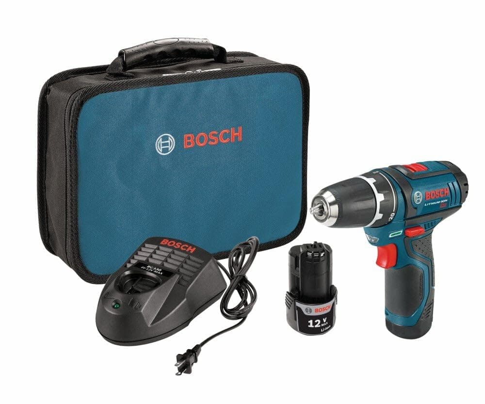 PS31-2A 12V Max 3/8 Inch Drill/Driver Kit with (2) 2 Ah Batteries and Charger, Variable Speed