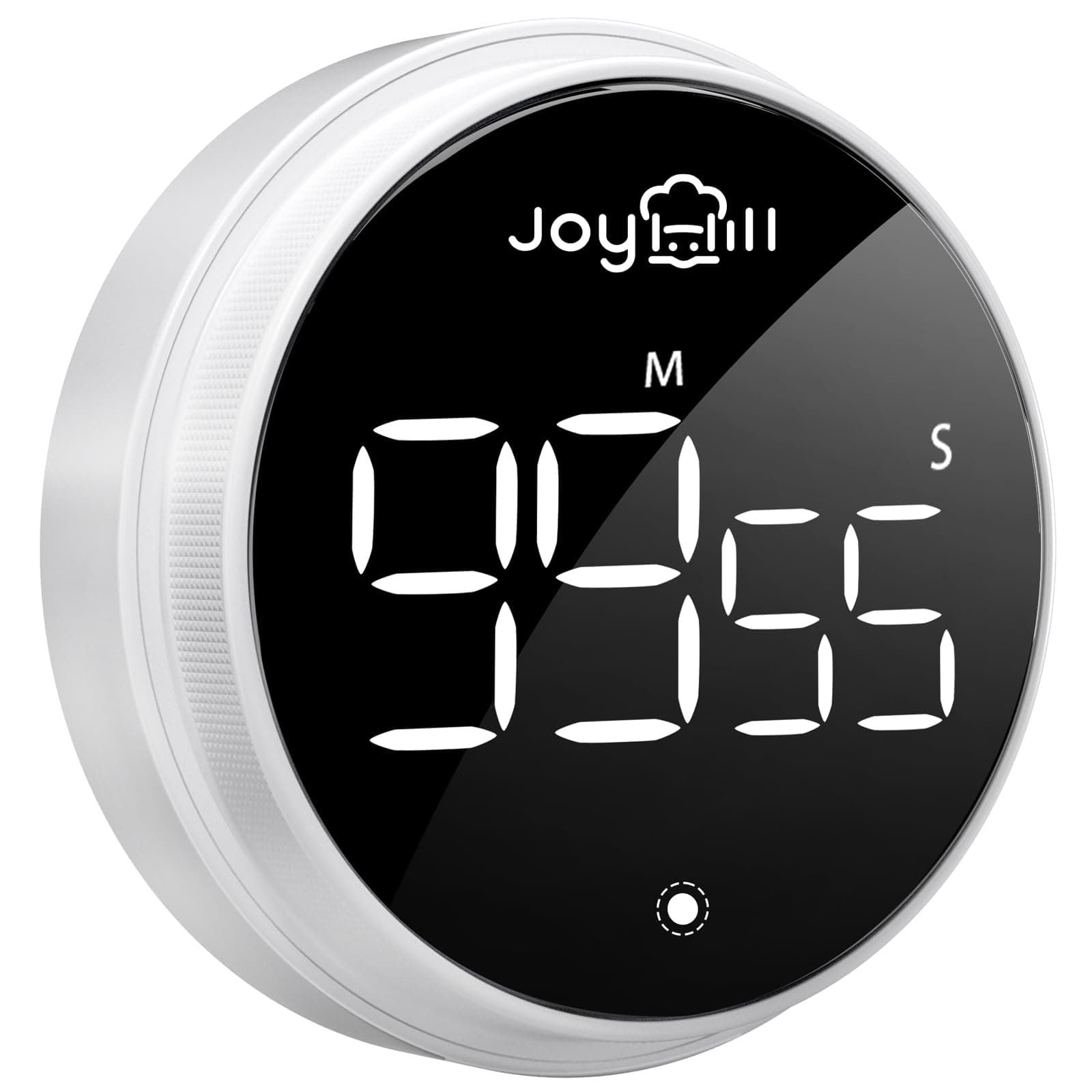 Timers, Timer for Kids, Digital Kitchen Timer Magnetic with Large LED Display, Volume Adjustable Countdown/up Clock for Cooking, Teaching, Classroom Study, Fitness and Oven(White)
