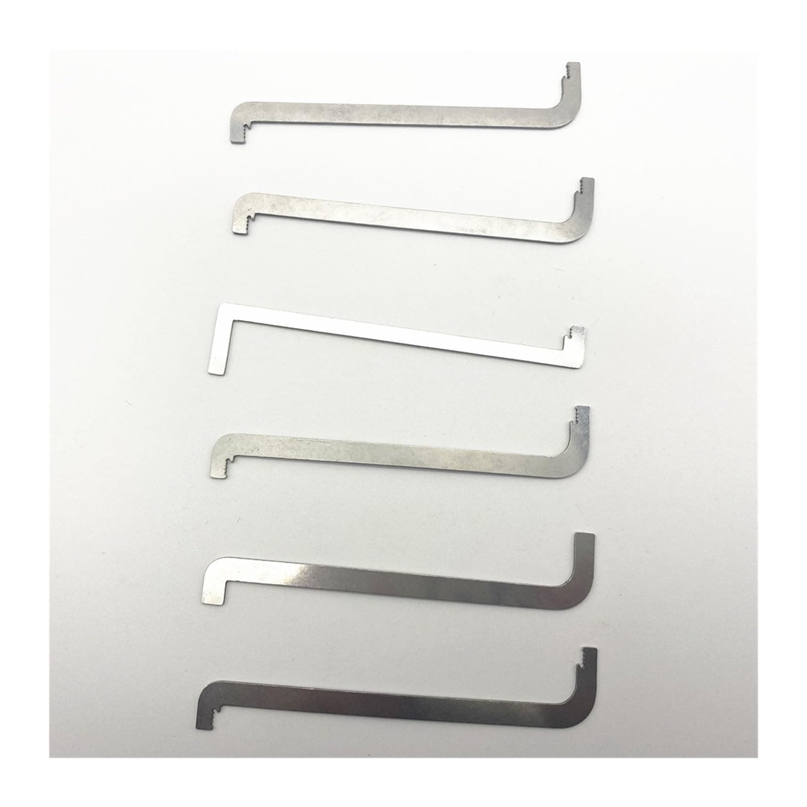 Practical Locksmith Tool 6 Pieces/Kit Replacement Turning Tool/Double Head Tension Wrench Tool