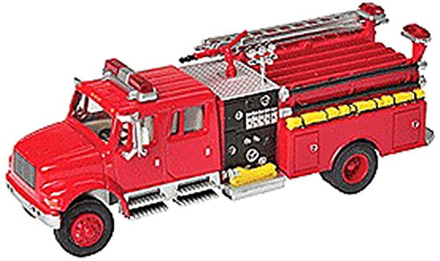 International 4900 Fire Engine, Red