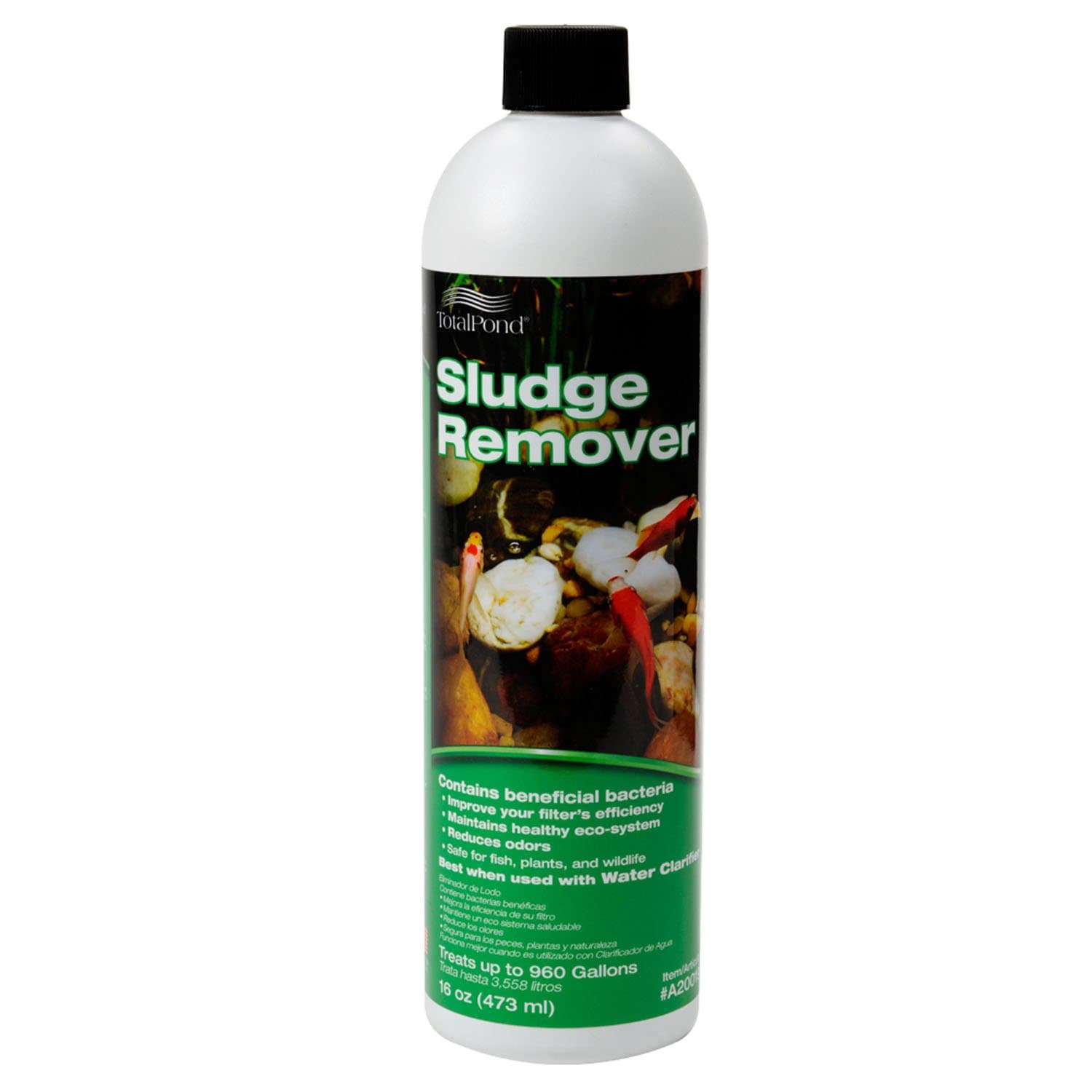 TotalPond Sludge Remover, 16-Ounce, Height : 8.69 Width : 2.56 Depth : 2.56 Black