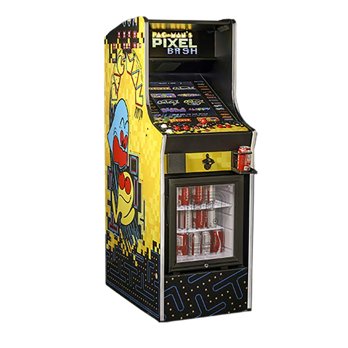 Namco Pac-Man Pixel Bash Arcade Game Machine with Chill Cabinet