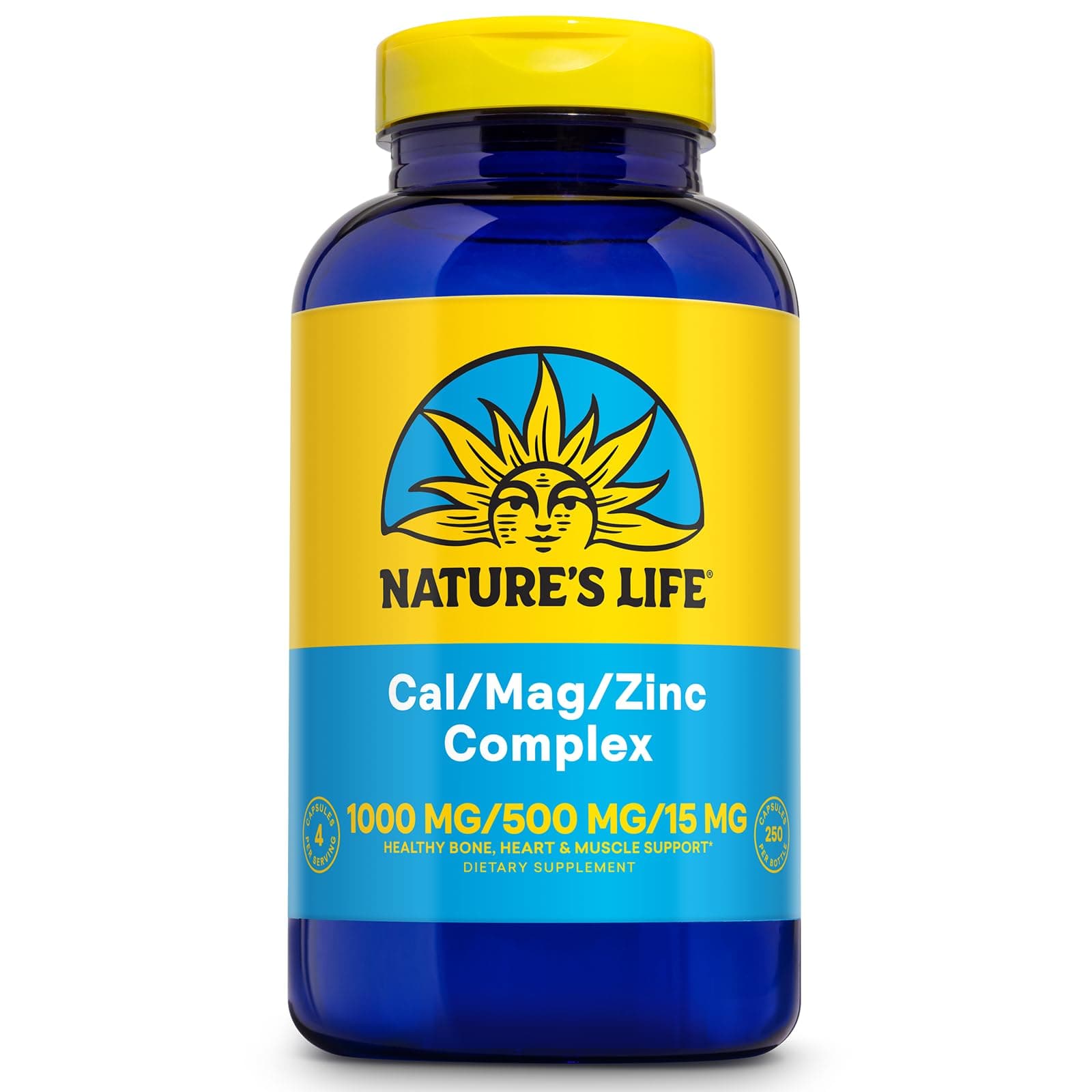 Nature'S Life - Cal Mag Zinc Complex 250 Capsules