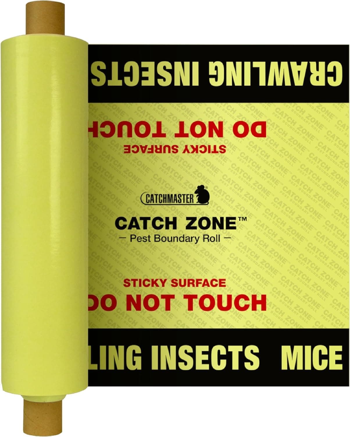 Catch Zone Profeshional Strength Pest | Mouse | Rodent | Insect | Bug Control; Super Long Indoor Boundary Roll - 60 FT Long / 12" Wide
