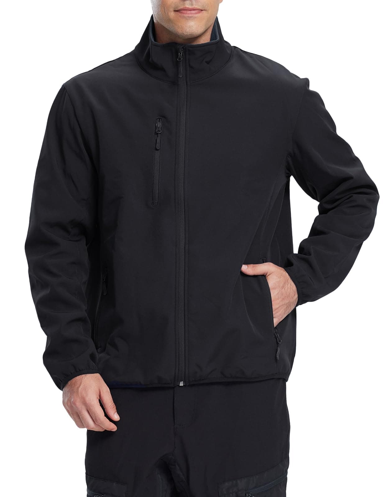 mens Midlyer Warm Jacket Athletic Midlayer Jacket – Lightweight, Durable, Insulated, Water-Resistant, Windproof, Breathable, Comfort (pack of 1)
