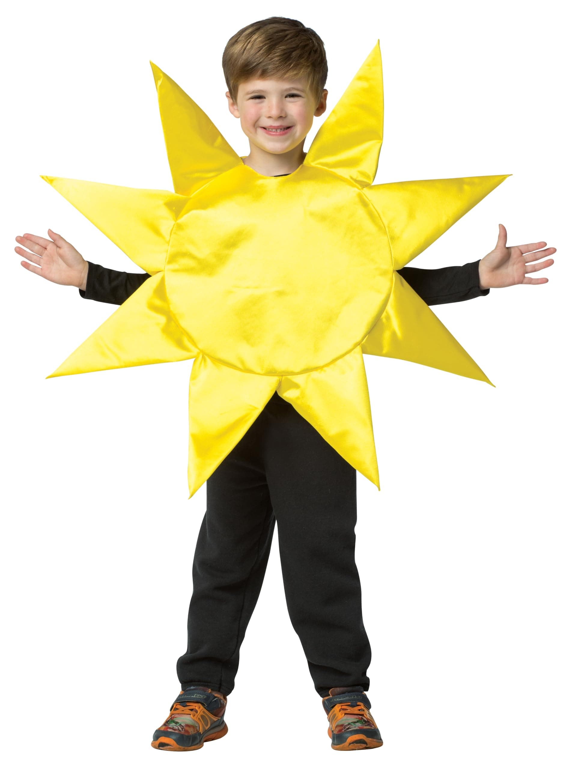 Sun Sunshine Halloween Kids Costume, Boys and Girls, Child Size 4-6X, Yellow