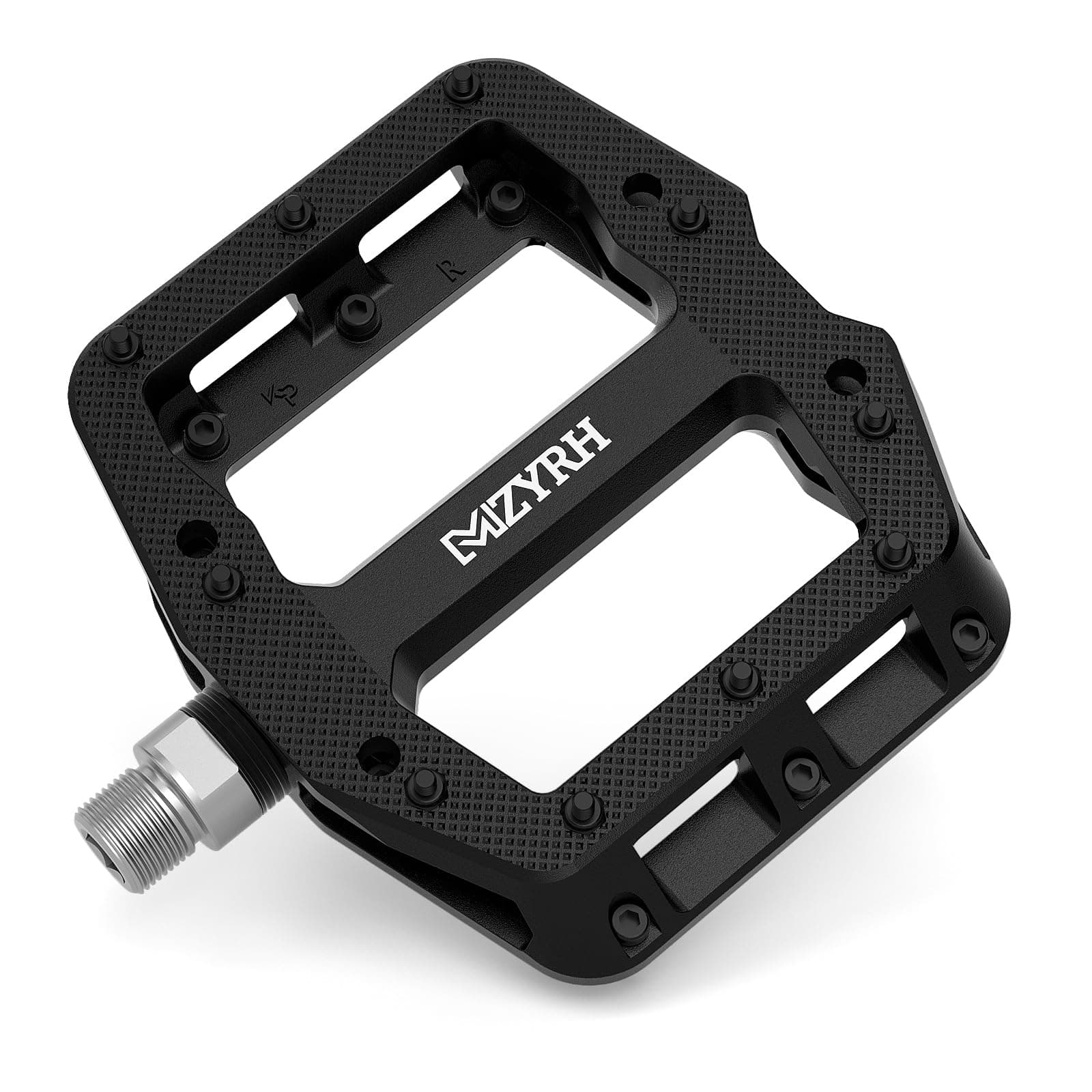 MZYRH Mountain Bike Pedals 9/16" 3 Sealed Bearings Lightweight Non-Slip Nylon Fiber Bicycle Platform Pedals for Road BMX MTB