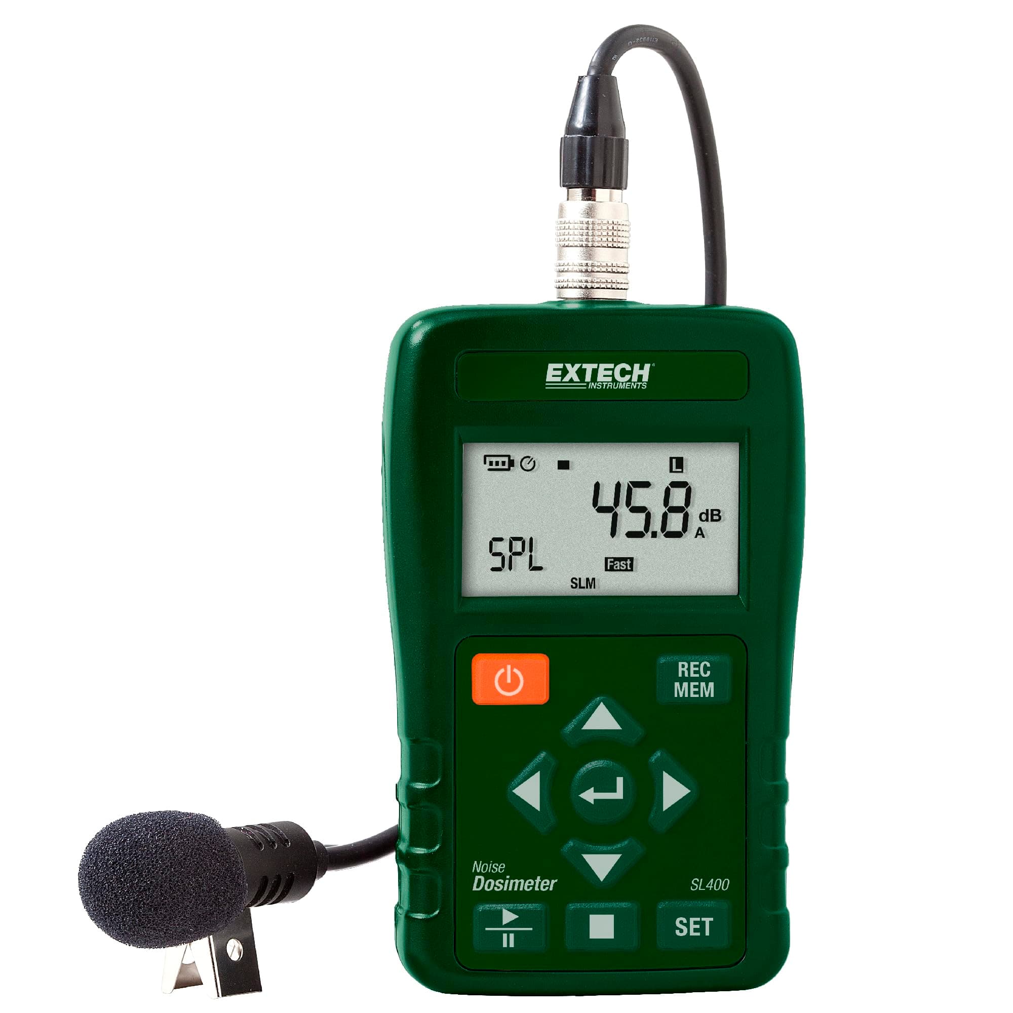 Extech SL400 Personal Noise Dosimeter with USB Interface
