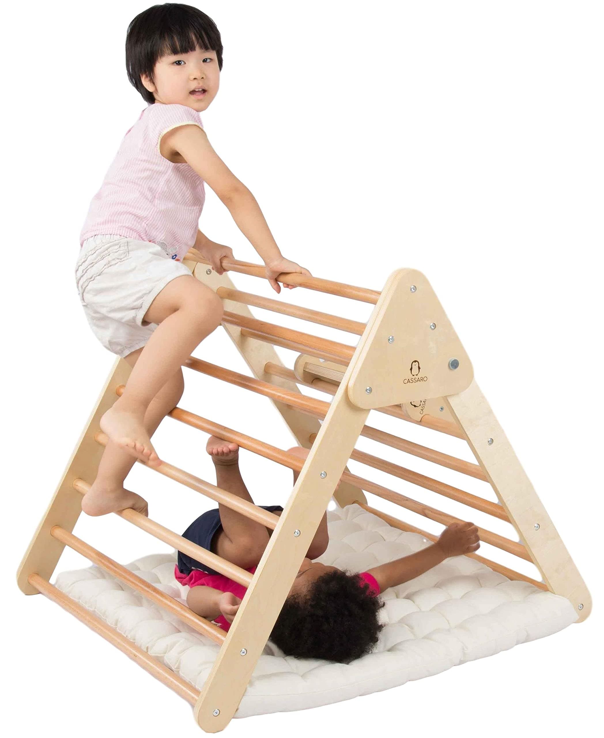CASSAROKIDS Large Foldable Climbing Triangle