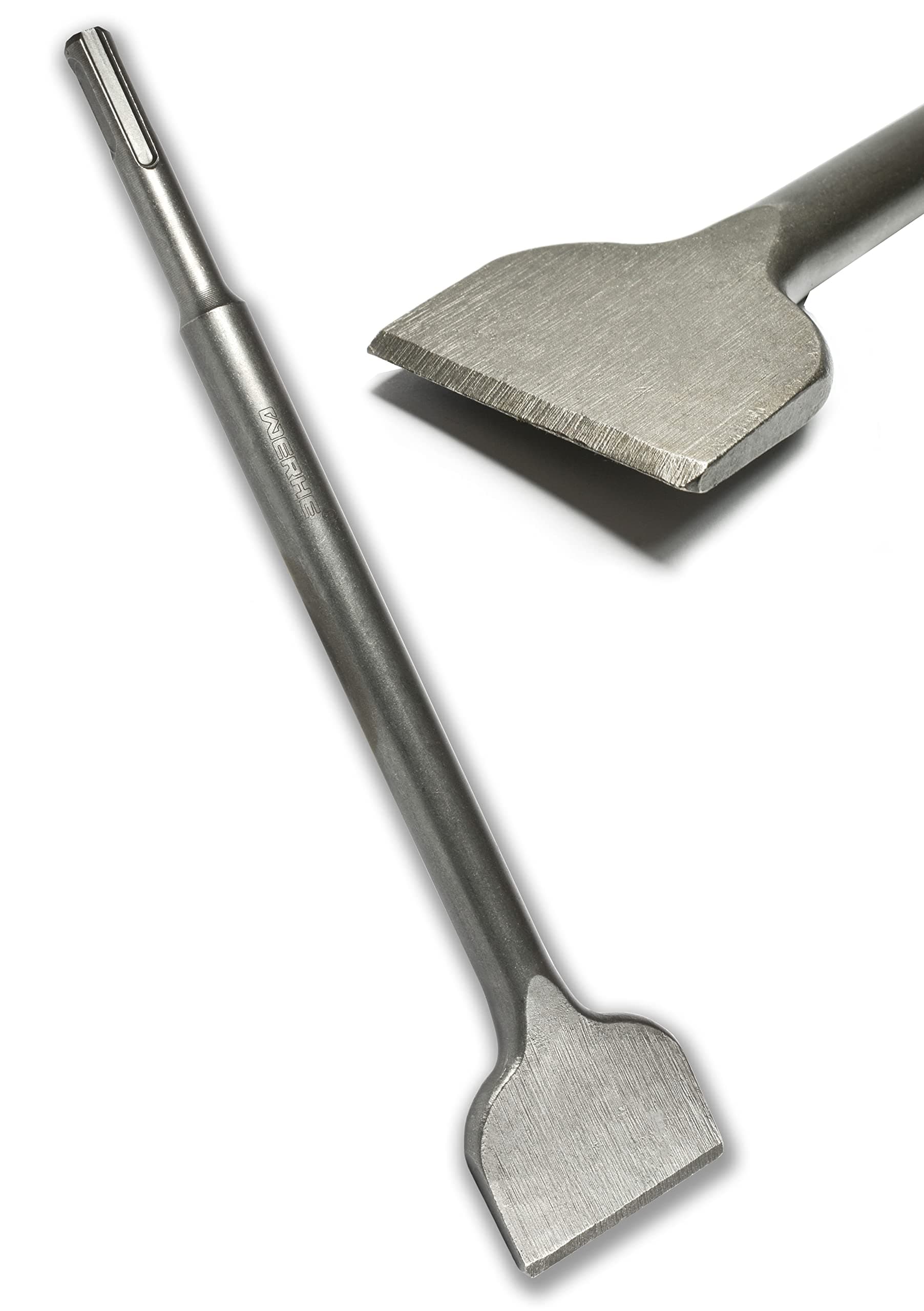 Werkon Professional SDS Max Flat Chisel 50 x 600 mm, Wood Handle, Hardened Steel Blade