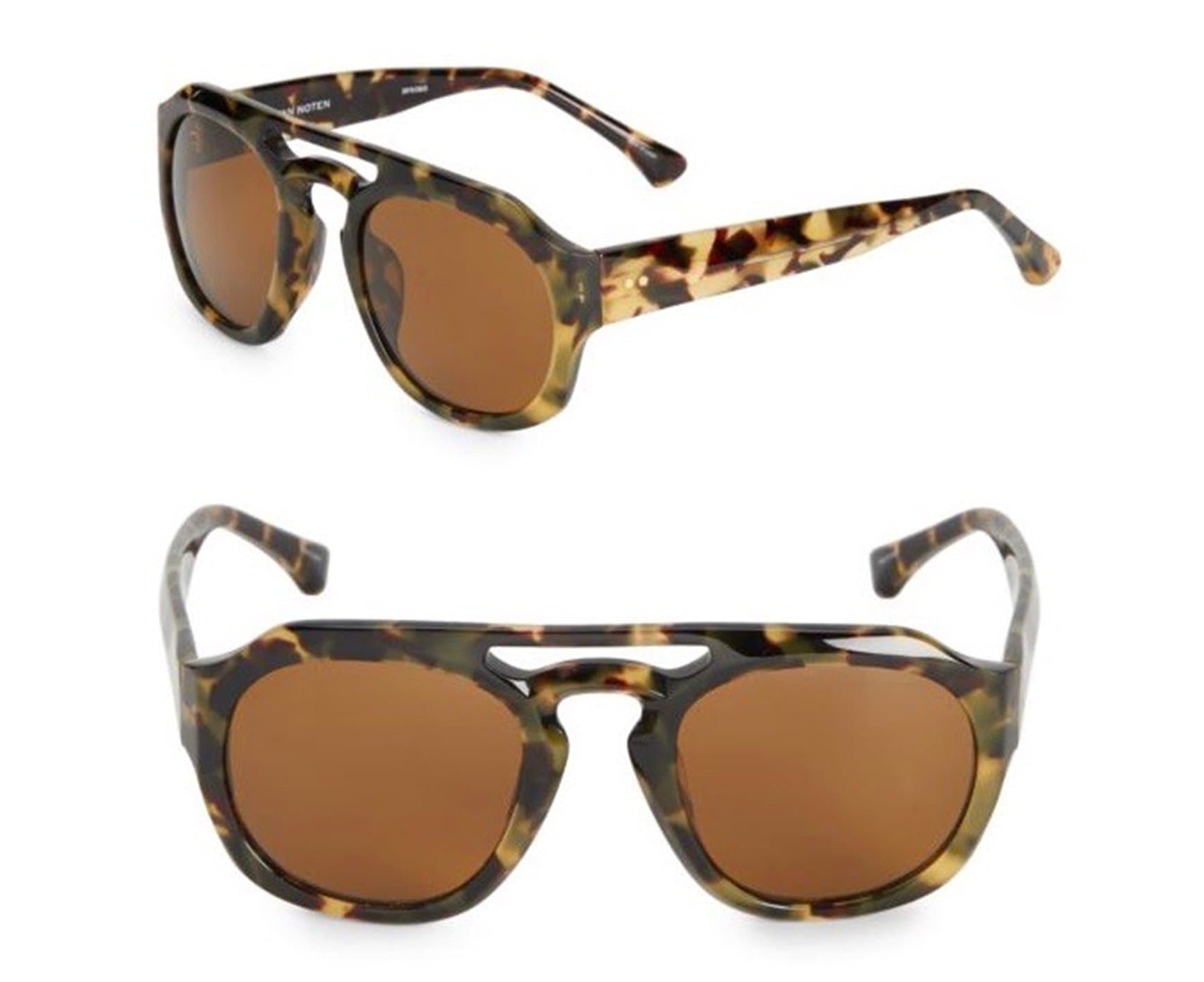 Dries Van Noten Tortoise Shell Pantos Sunglasses