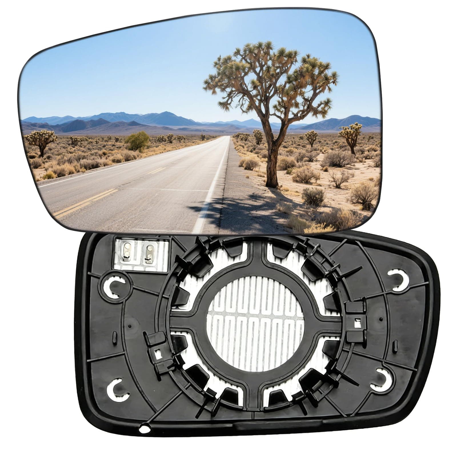 Driver Side Mirror Replacement for Hyundai Sonata 2011 2012 2013 2014 - Left Side Mirror Glass, Rear View Mirrors Glass with Power Heated for Hyundai Sonata 2011-2014