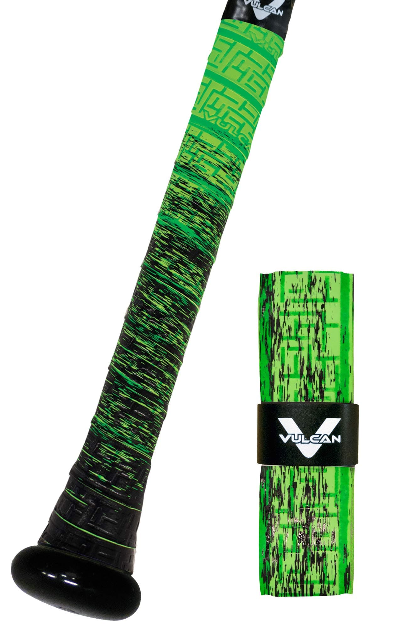 Vulcan 1.00mm Bat Grips/Green Slime