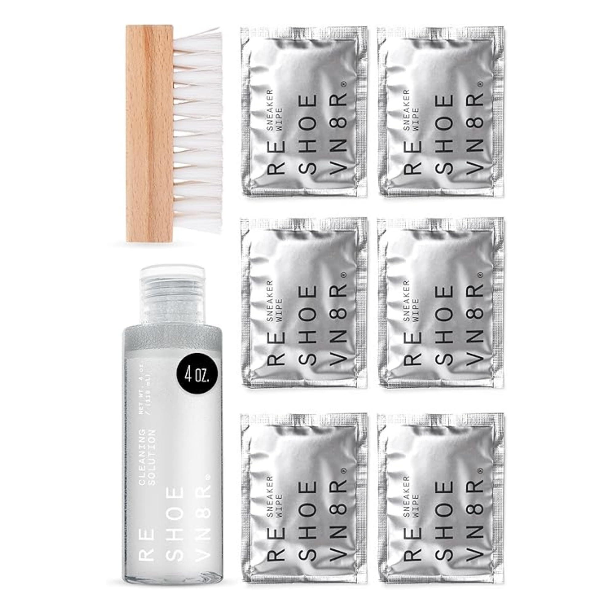 RESHOEVN8R Shoe Cleaner Kit and Sneaker Cleaner Sets - Cleaning Kit Solution for Sneakers, Mesh, Canvas, Suede, Knit, Leather