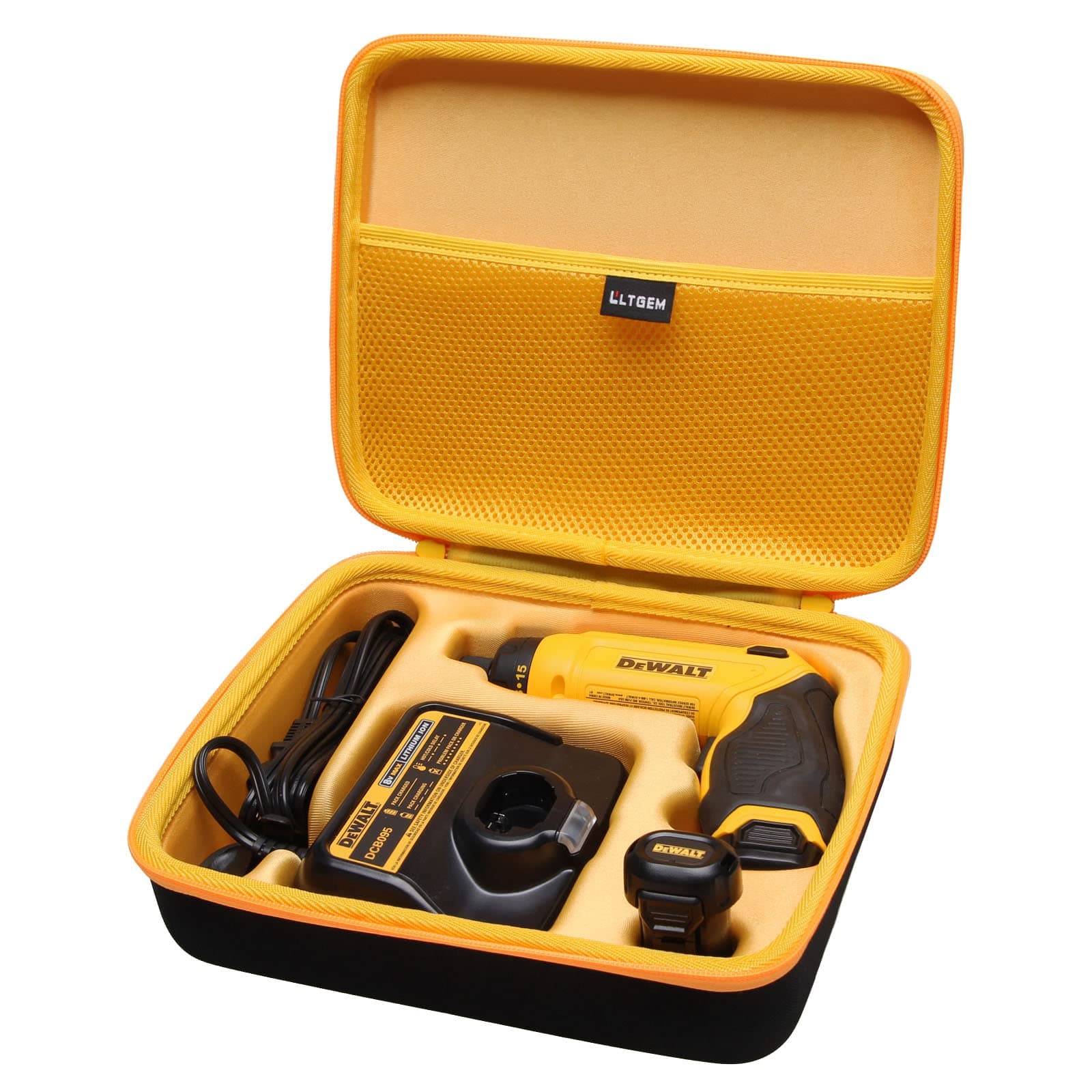 LTGEM Case Compatible with DEWALT DCF680N2 8V MAX Cordless Screwdriver, Batteries and Charger, Case Only