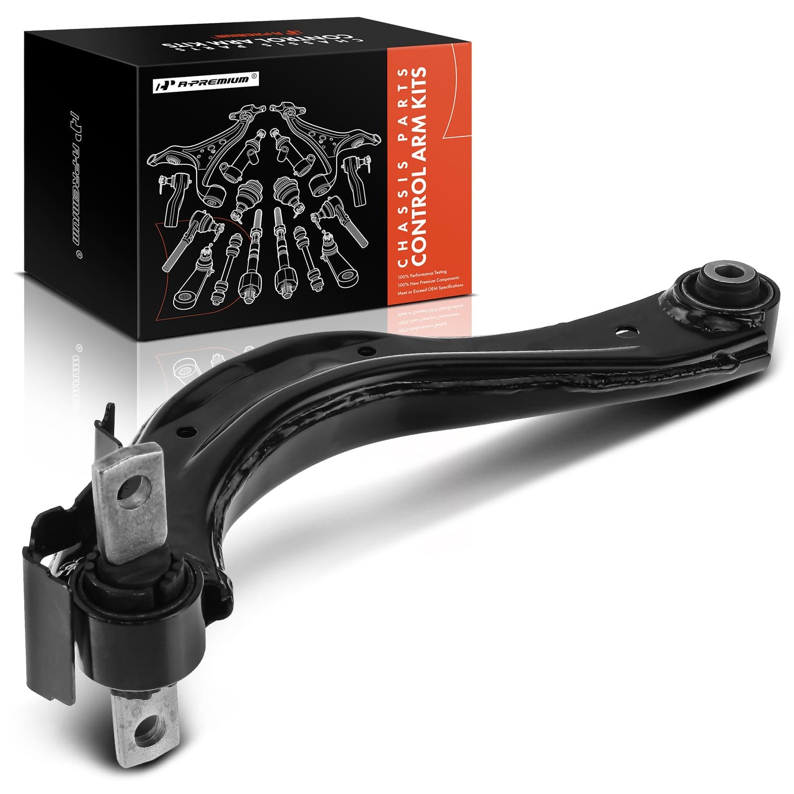 A-Premium Rear Right Upper Control Arm, with Bushing, Compatible with Honda Civic 2006-2011