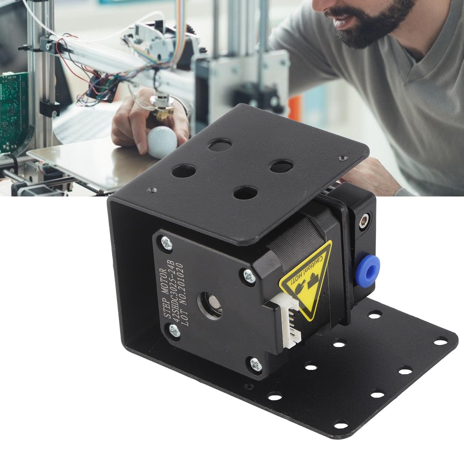 3D Printer Extruder Compatible with A8 3D Printer 42 Stepper Motor Extruder with 0.4mm Nozzle for 1.75mm Filament