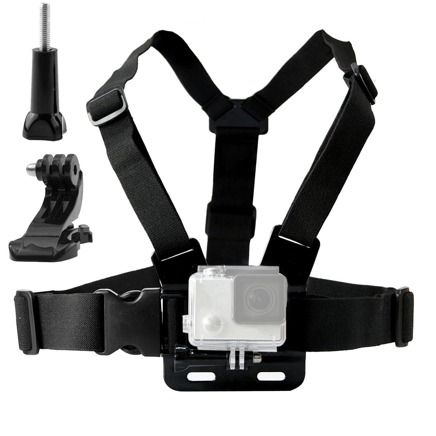 Chest Harness Mount Strap with J Hook