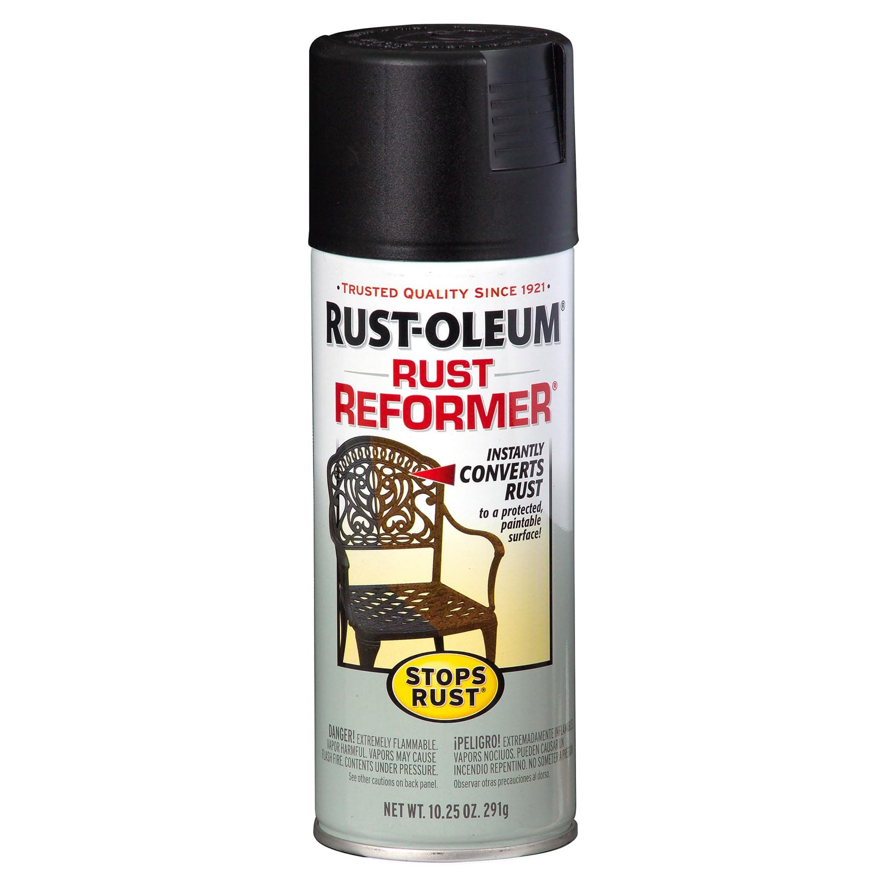 215215 Stops Rust Rust Reformer Spray, 10.25 oz, Black