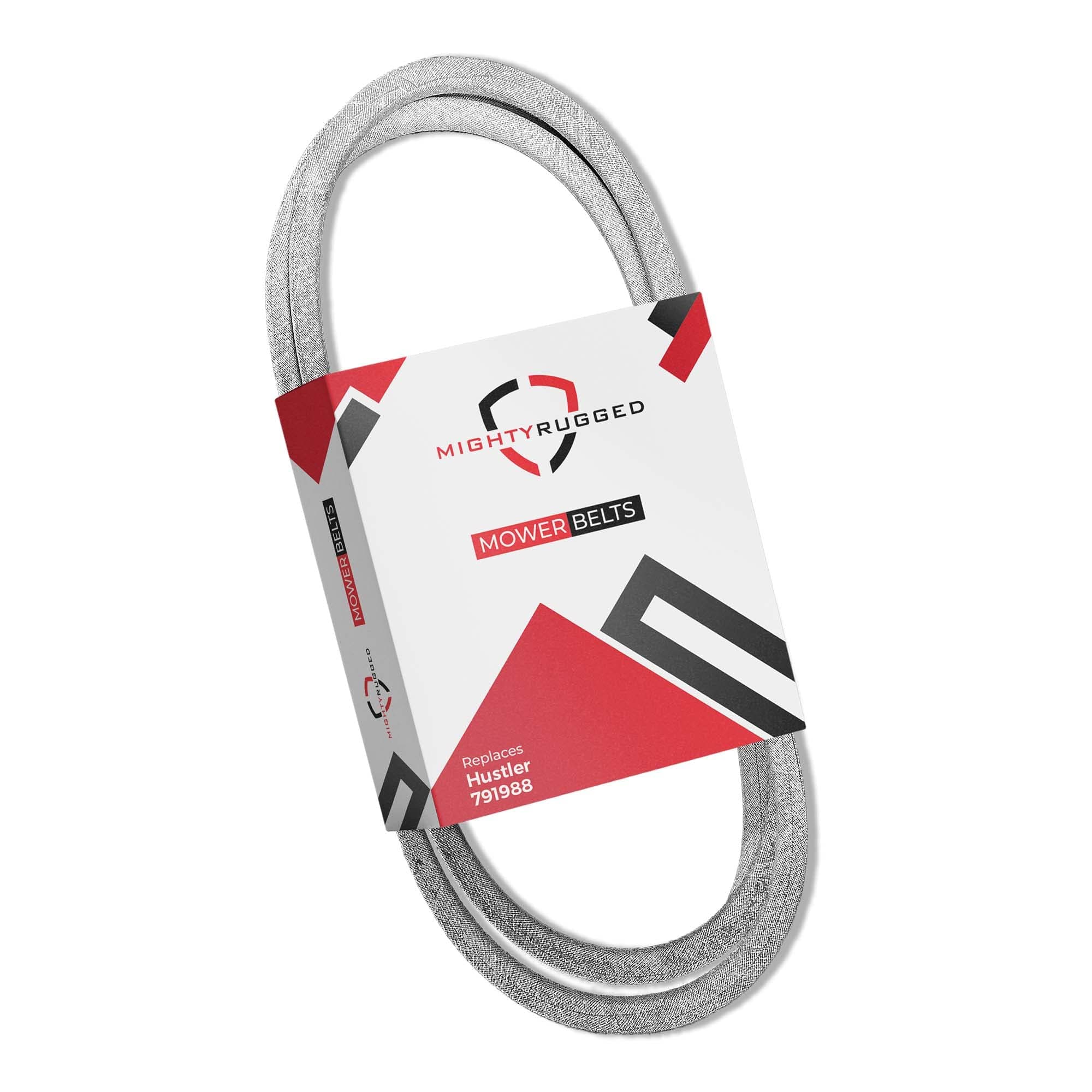 MightyRugged 791988 Hustler Raptor 52 inch Deck Belt Replacement - Durable Aramid Cord - 5/8 x 140 3/4