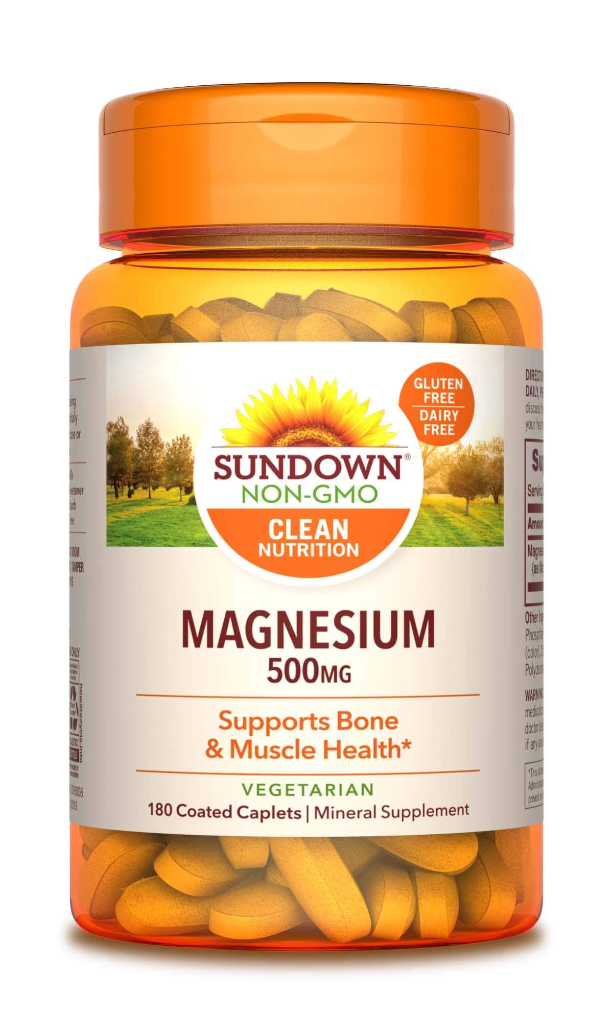 Sundown Magnesium, 180 Coated Caplets