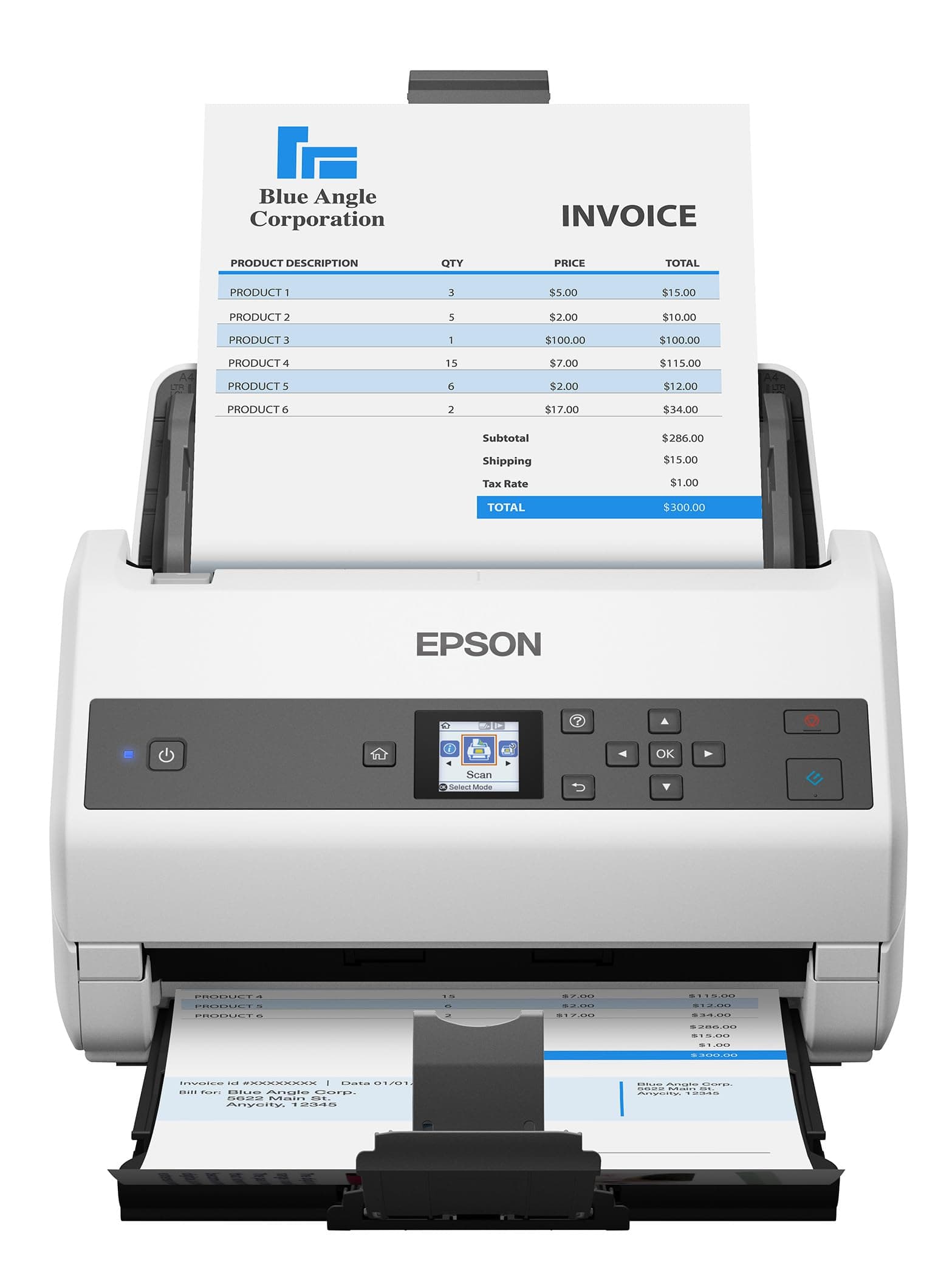 EpsonWorkforce DS-970 Sheetfed Scanner - 600 dpi Optical - 30-bit Color - 30-bit Grayscale - 85 pp