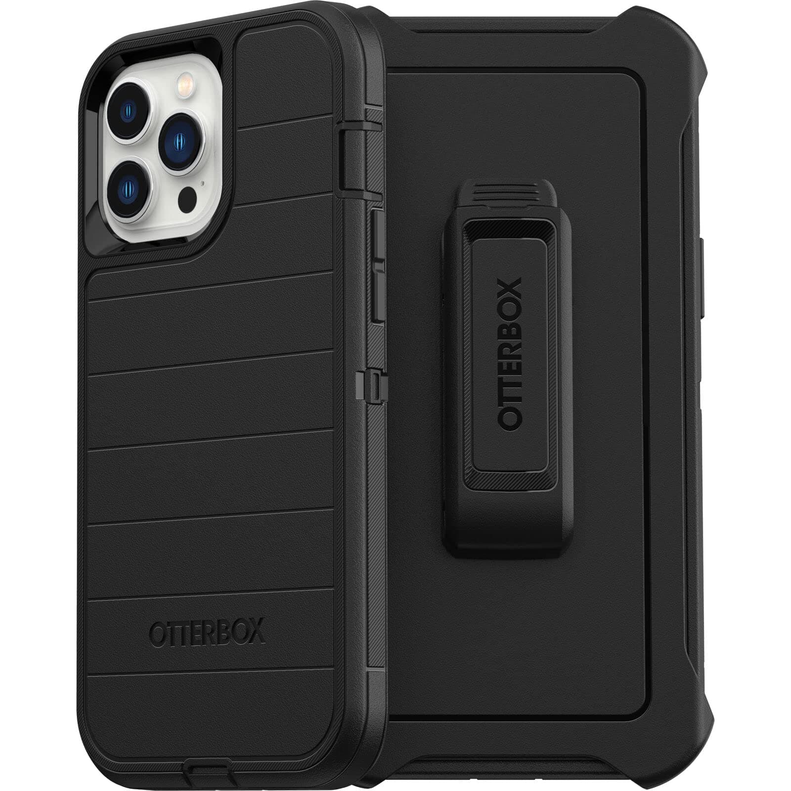 OtterBox DEFENDER SERIES SCREENLESS Case Case for iPhone 13 Pro Max & iPhone 12 Pro Max - BLACK
