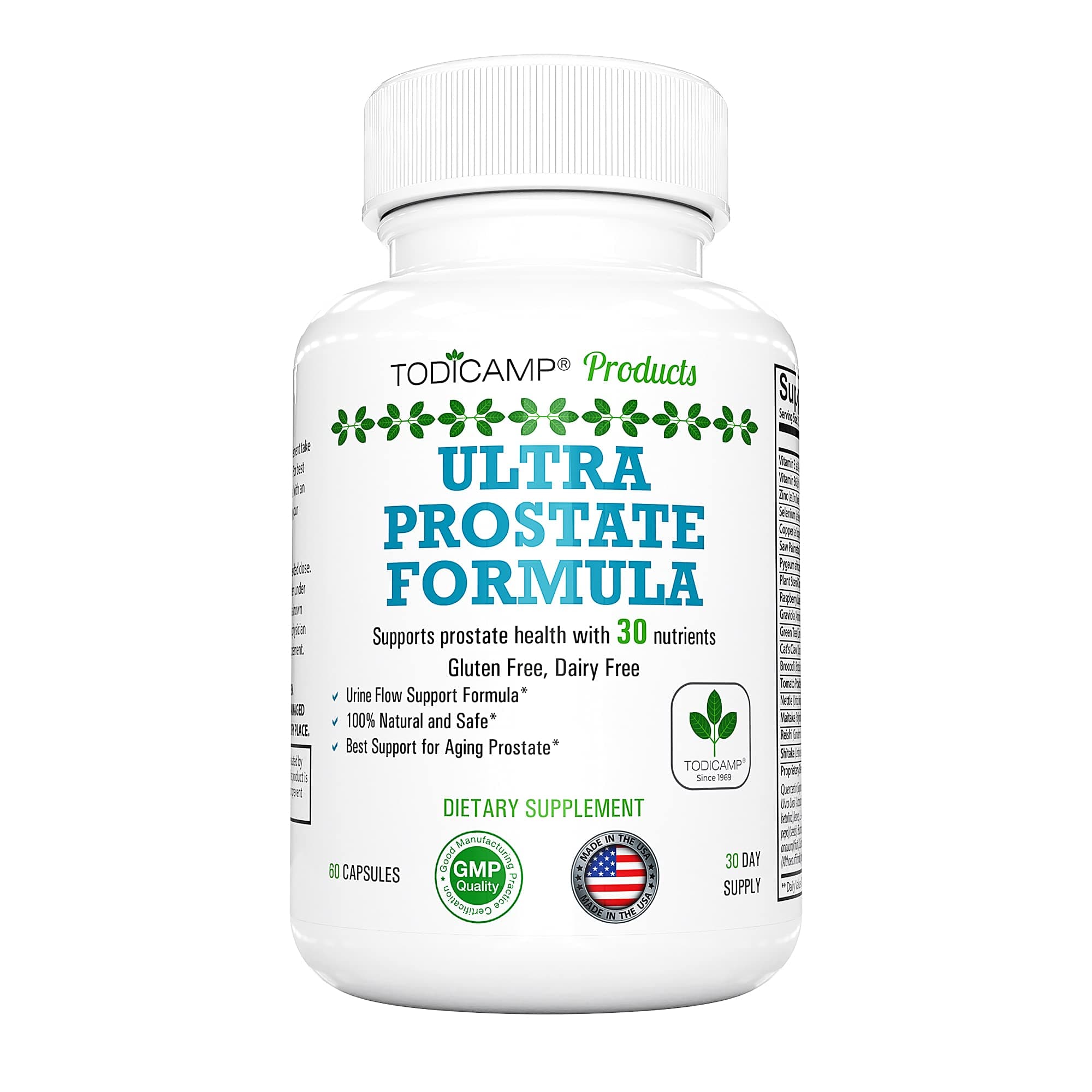 Prostate Support Supplement - Advanced Prostate Formula for Enlarged Prostate with Saw Palmetto Extract and Many More - Bladder Control - Urinary Pain Relief - 30 Day Supply