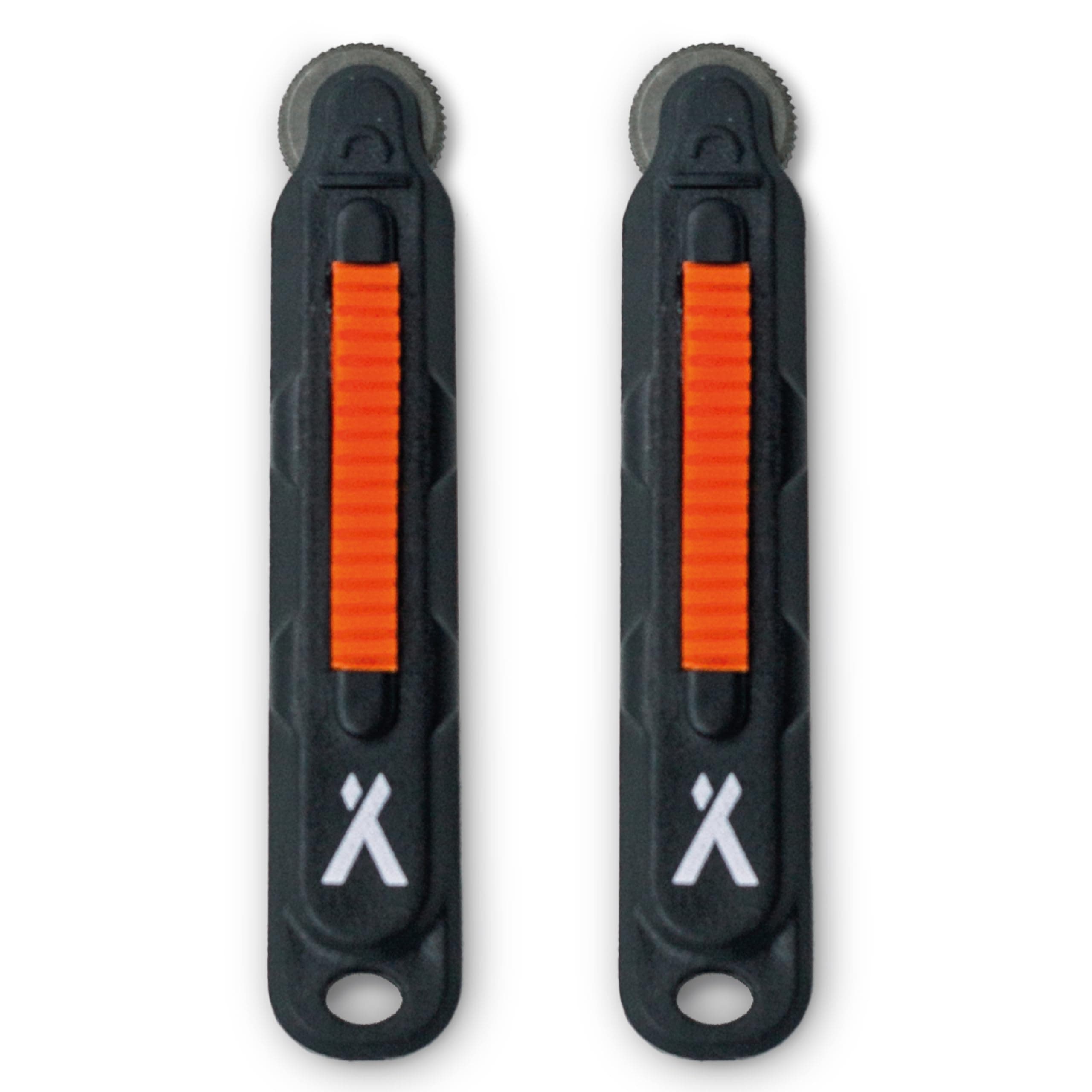 Bear Grylls Micro Sparker Fire Starter 2 Pack - Easy to Use, One Handed, Ultralight, Rubber Grip, Compact