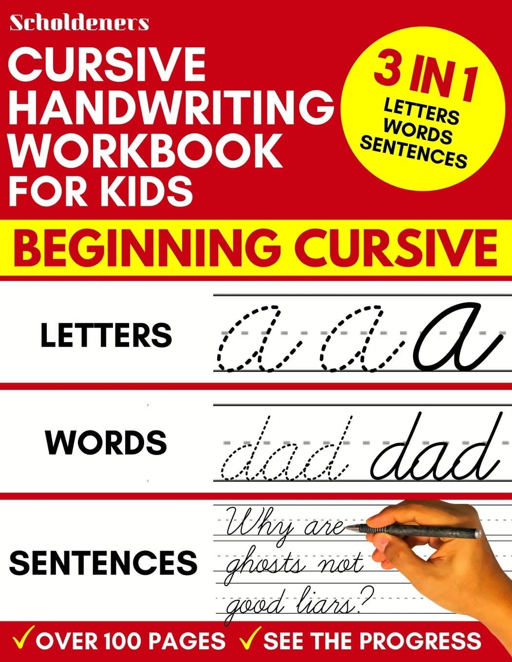 Cursive Handwriting Practice Workbook