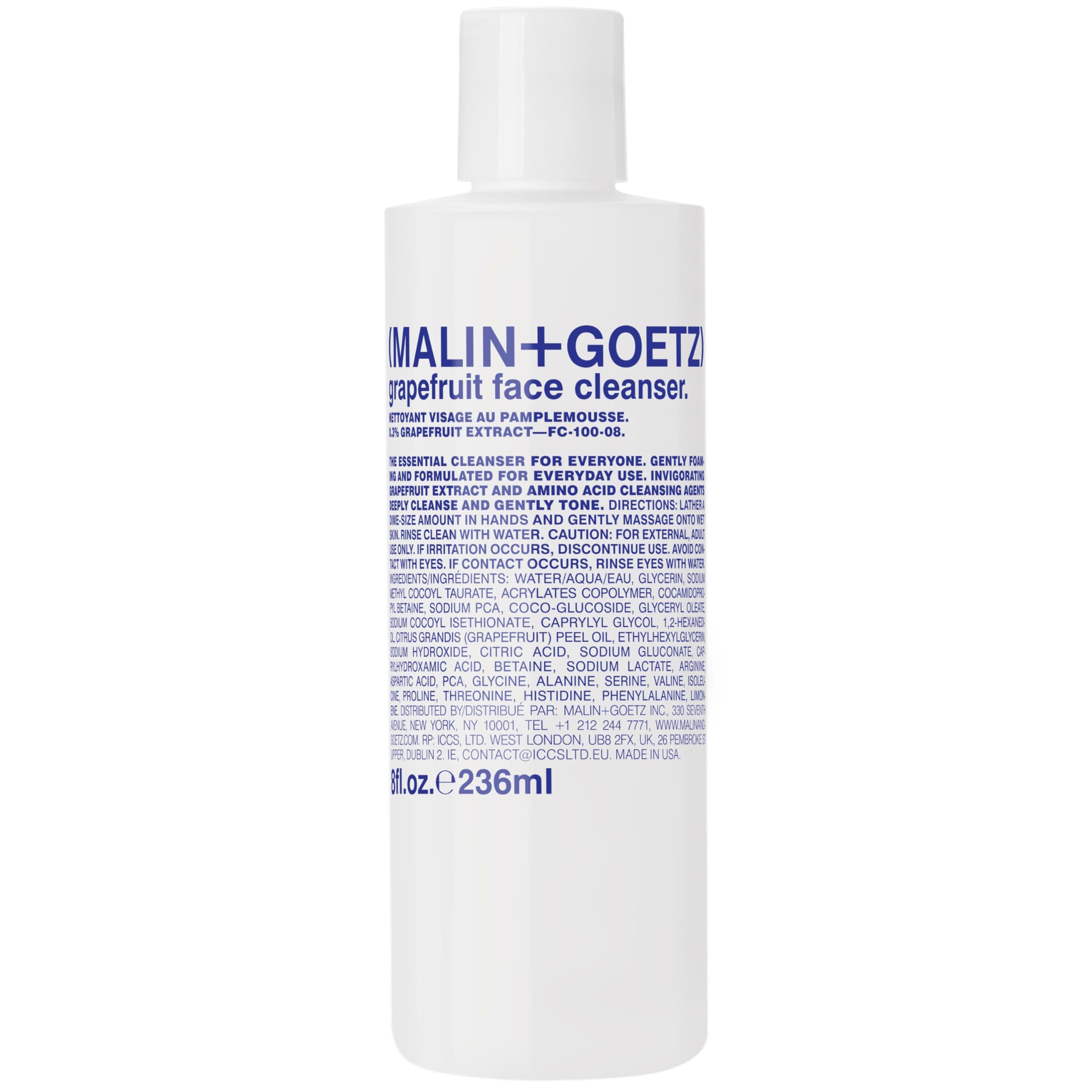 Malin + Goetz Grapefruit Face Cleanser, 8 Fl. Oz.