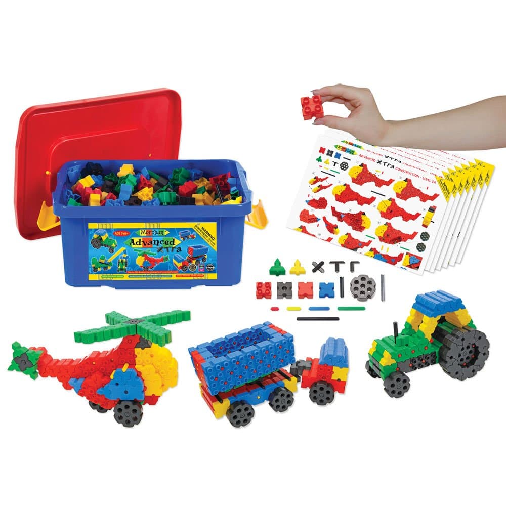 Morphun 40450PX Advanced Extra Levers Building Bricks Set