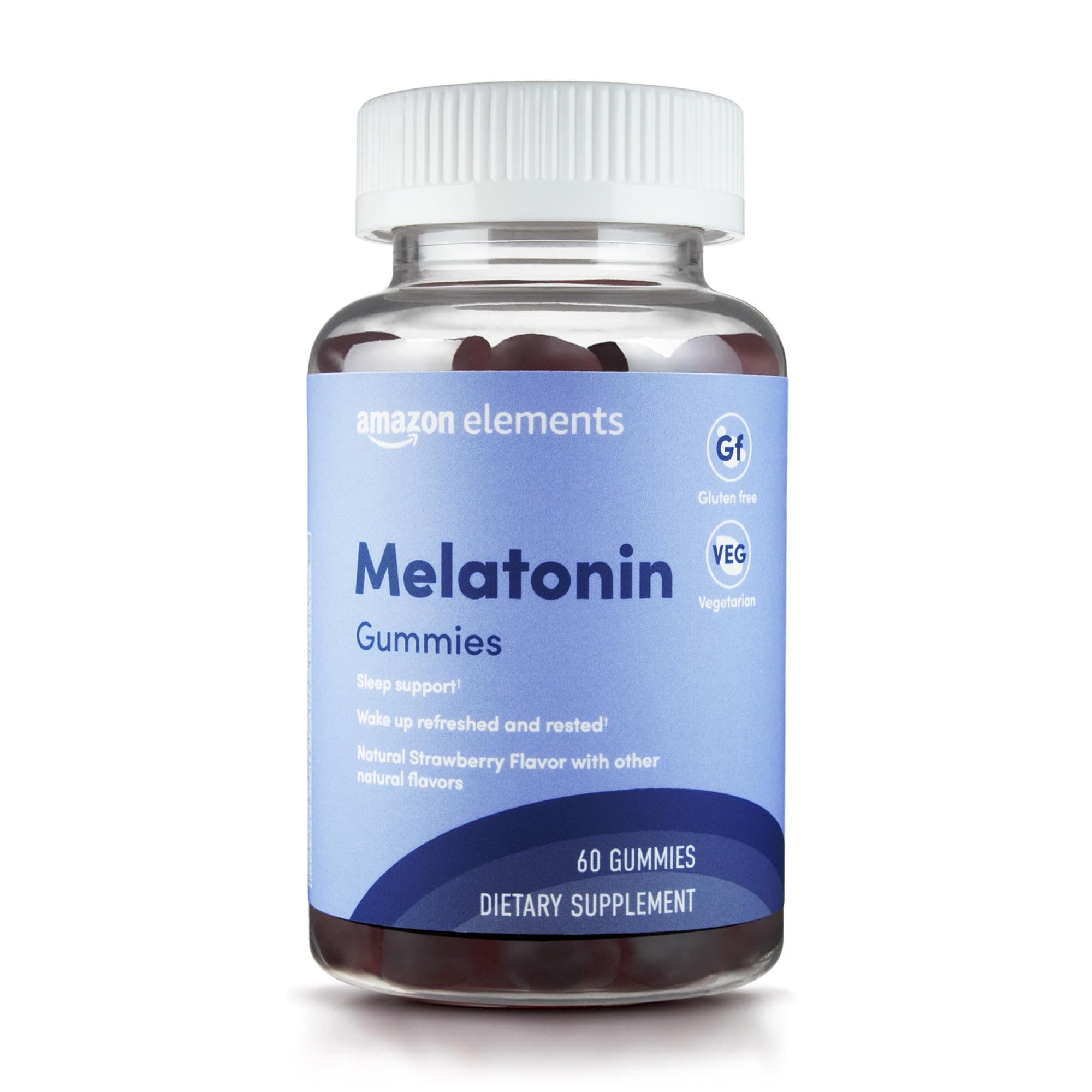 Melatonin Gummies, Strawberry, Sleep Support, 10mg, 60 Count (Previously Revly)